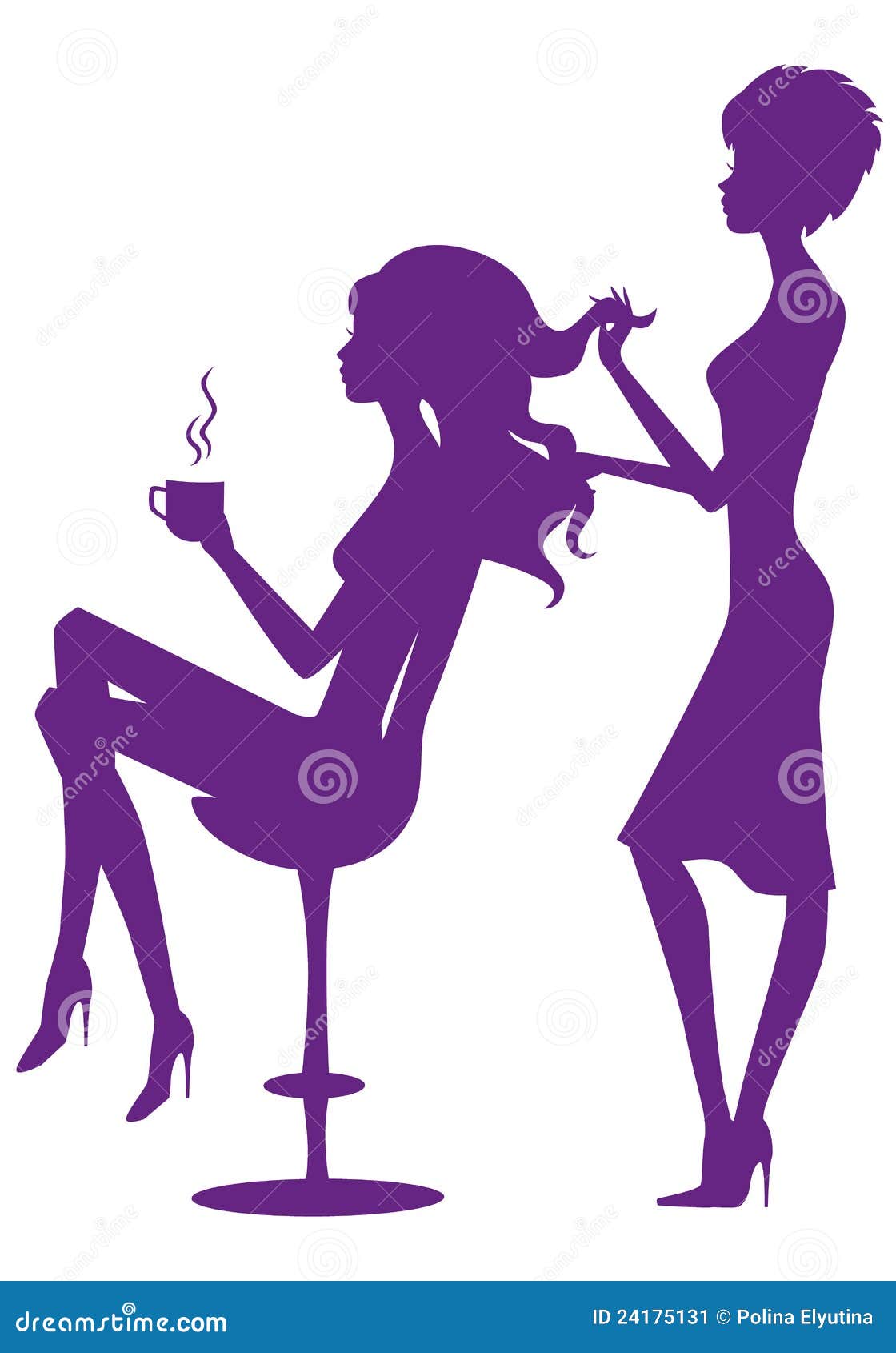 Download Hair salon stock vector. Illustration of glamour, hairdresser - 24175131