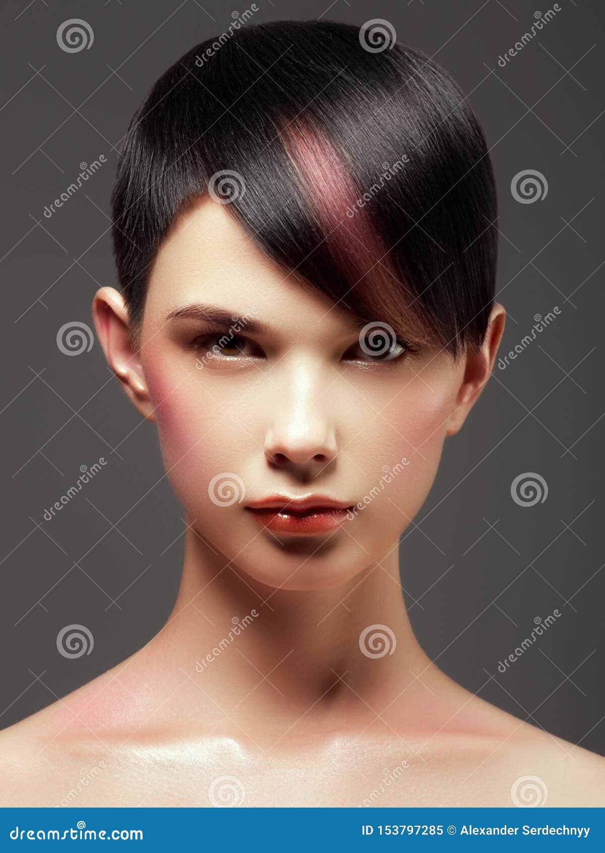Hair Salon. Trendy Hair Style. Short Haircut. Hairdressing. Fashion and  Beauty Concept Stock Image - Image of glamour, fashion: 153797285