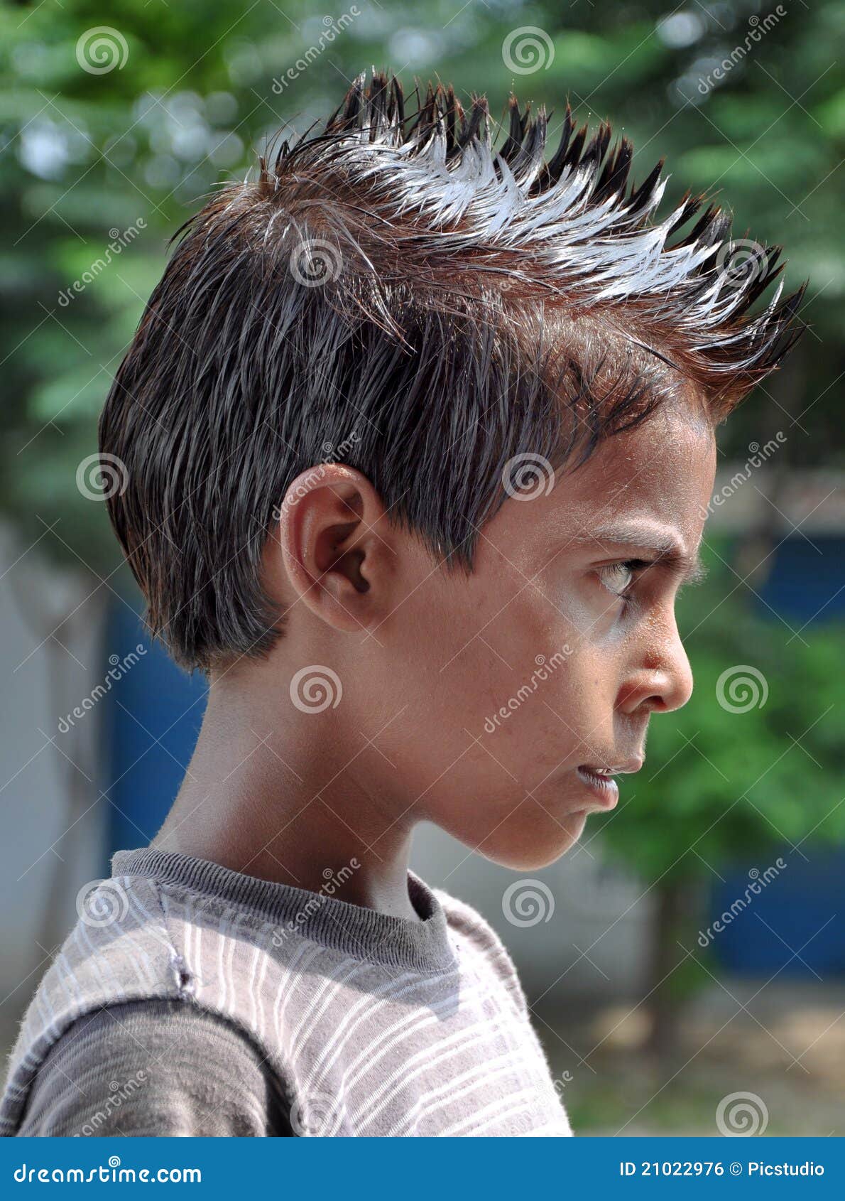 Hair spikes stock photo. Image of pointed, children, expressions ...