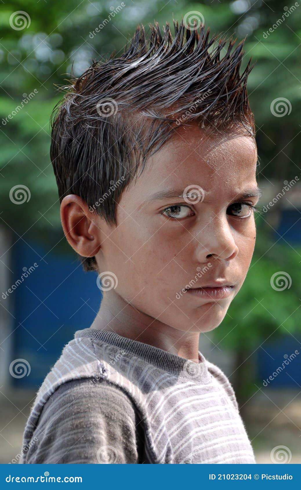 Hair spikes stock photo. Image of children, male, looks - 21023204