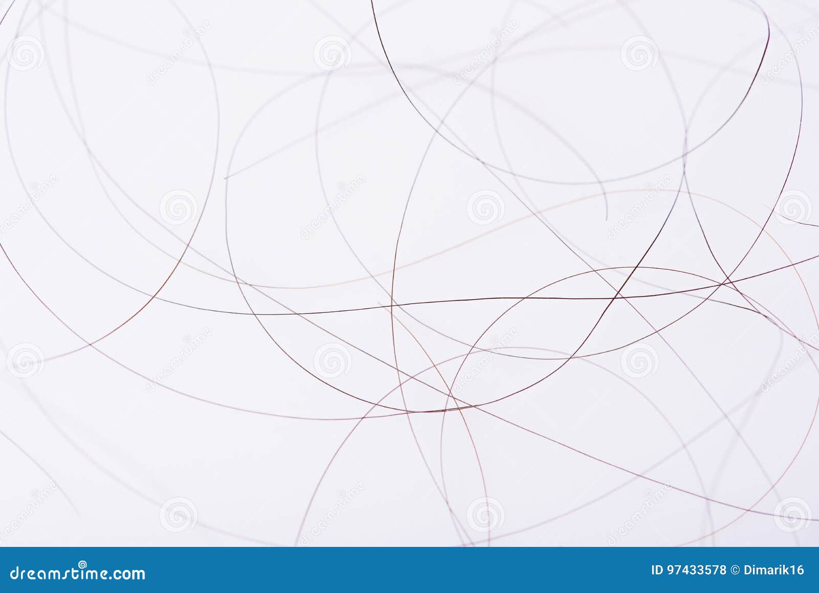 Hair Strands On White Background Stock Photo Image Of Horizontal