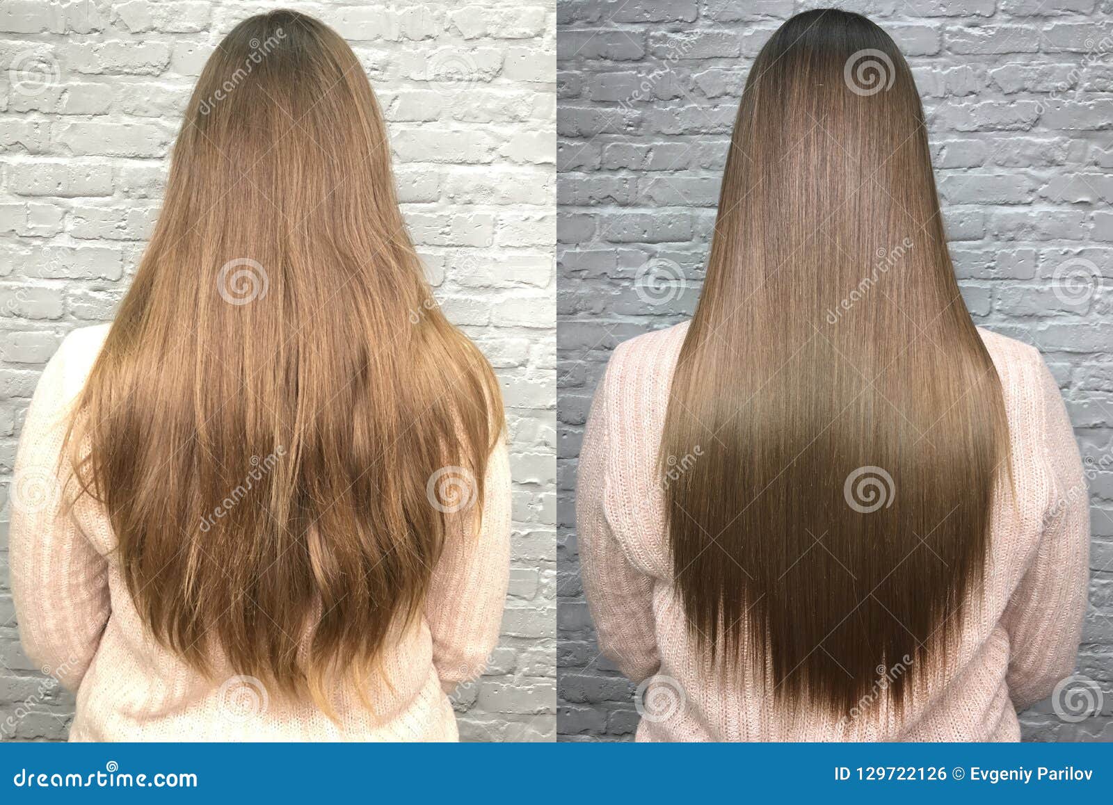 Hair before and after Treatment. Stock Photo - Image of collage, hairdressing: 129722126 Hair before and after Treatment. Stock Photo - Image of collage, hairdressing: 129722126