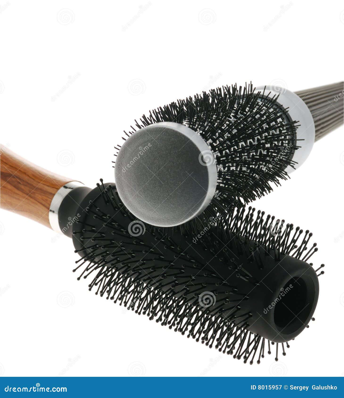Hairbrush stock image. Image of plastic, black, closeup 8015957