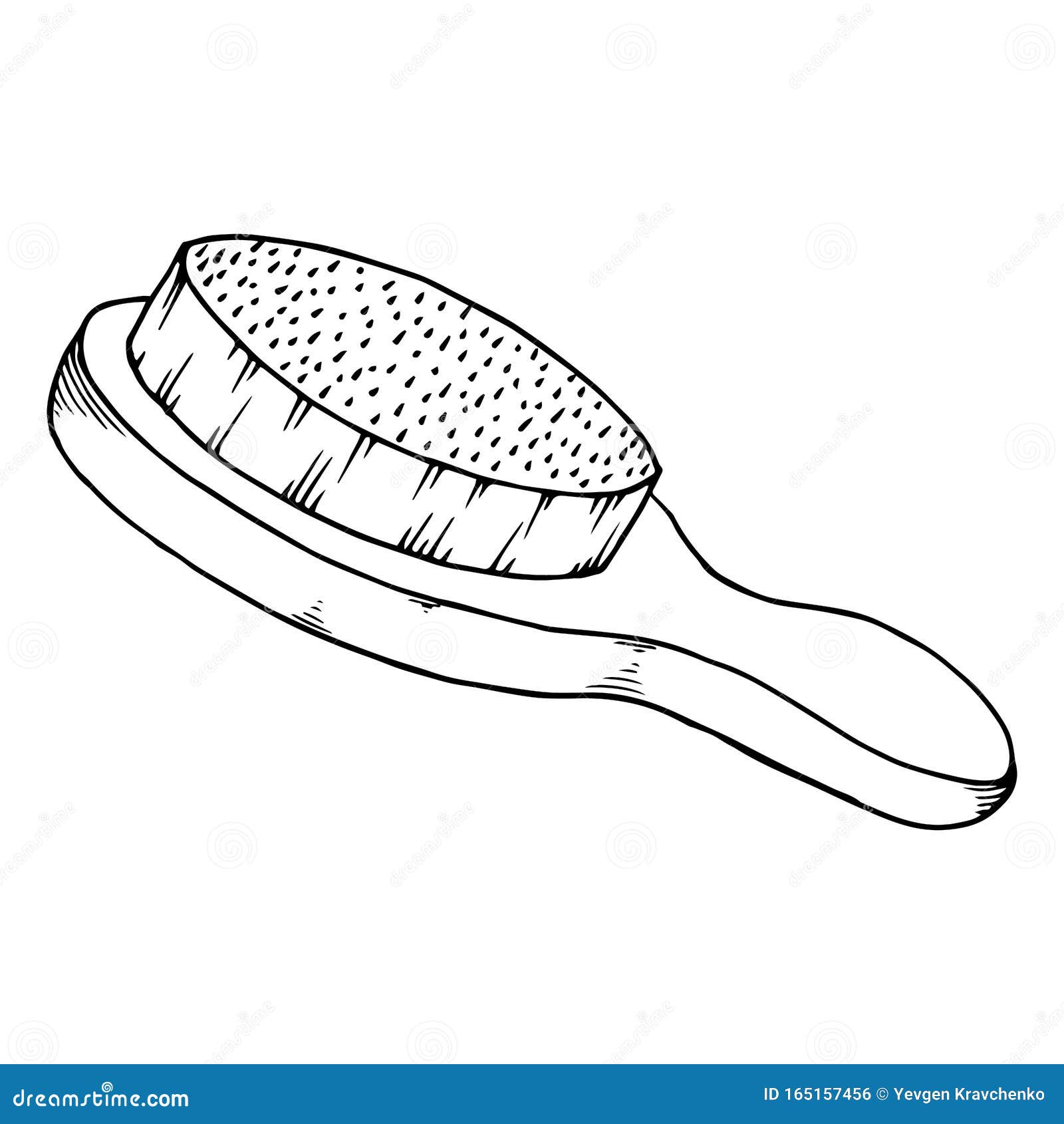 Hairbrush Icon. Vector Illustration of a Comb for the Hair Stock  Illustration - Illustration of hairbrush, hairstyle: 165157456