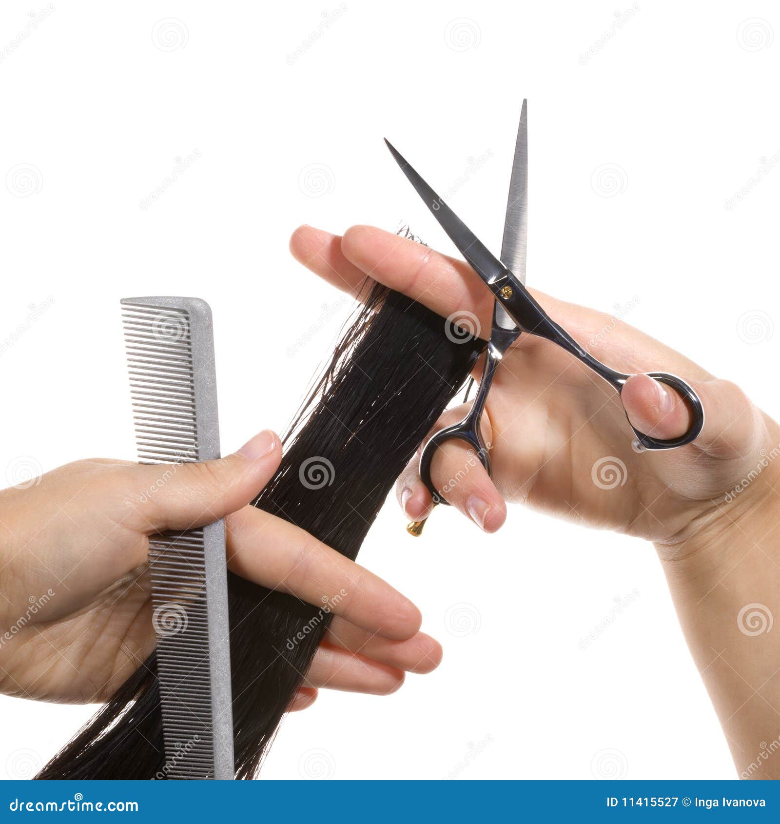 Hairdresser stock image. Image of holding, hairstyle 