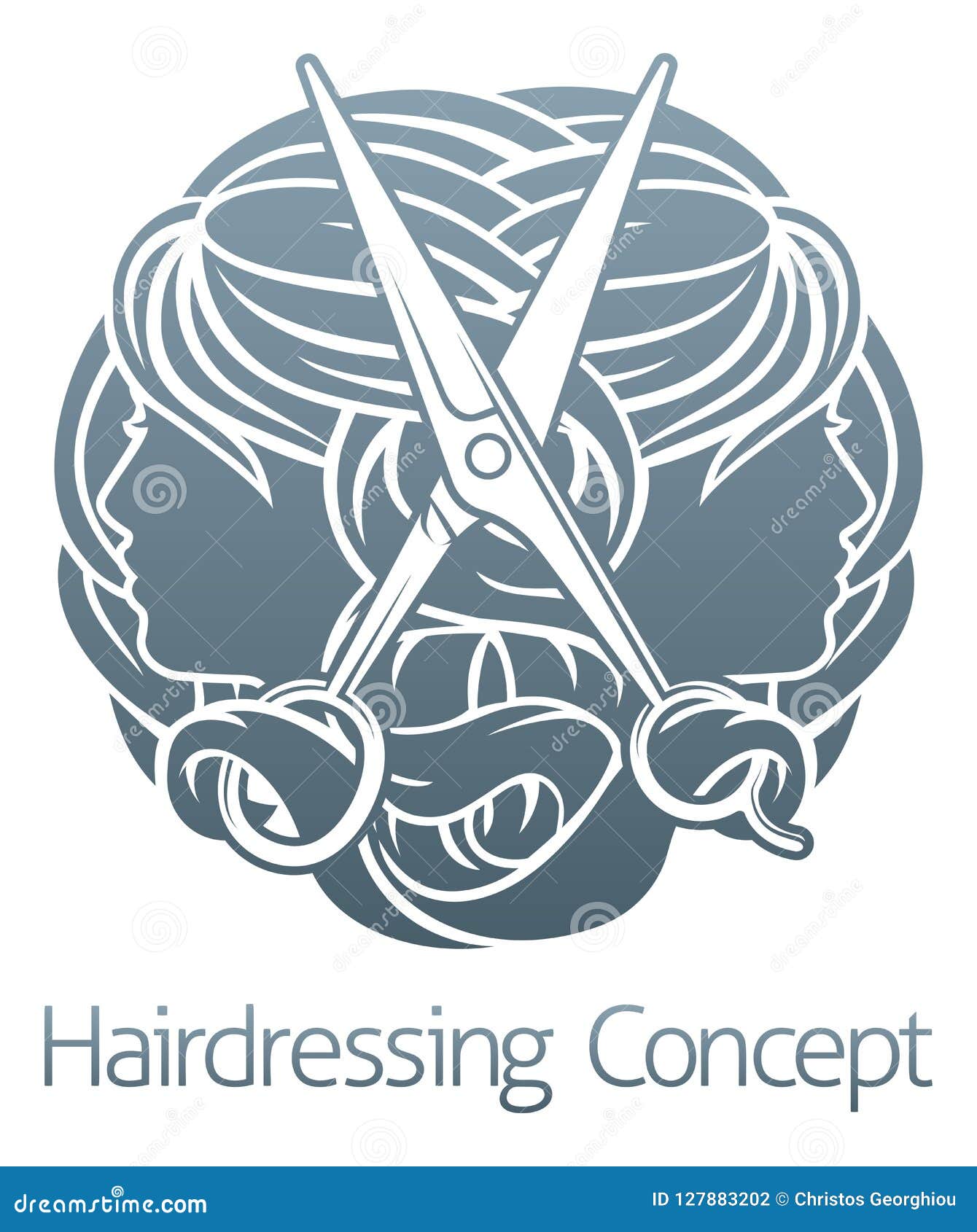 hairdresser hair salon stylist concept