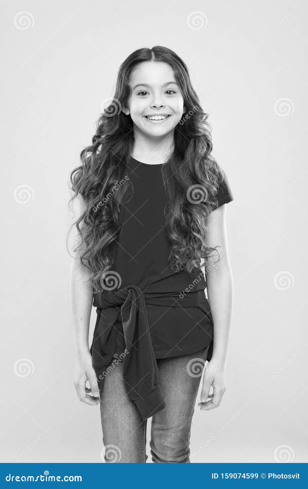 Hairdresser Tip Kid Girl Long Healthy Shiny Hair Perfect Curls