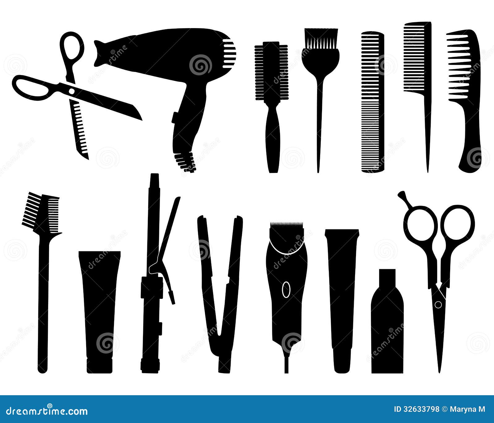 Hairdresser stock vector. Image of salon, comb, haircut - 32633798