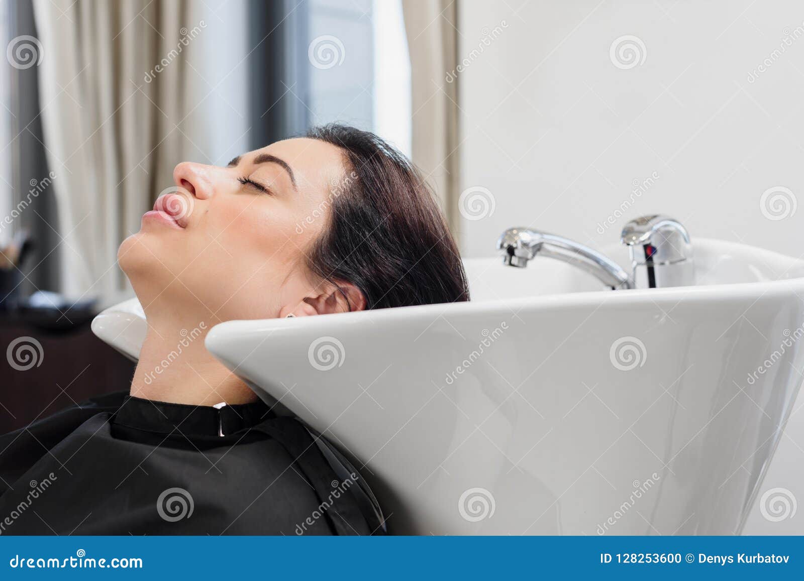 Hair Wash Procedure Stock Photo Image Of Head Fashion