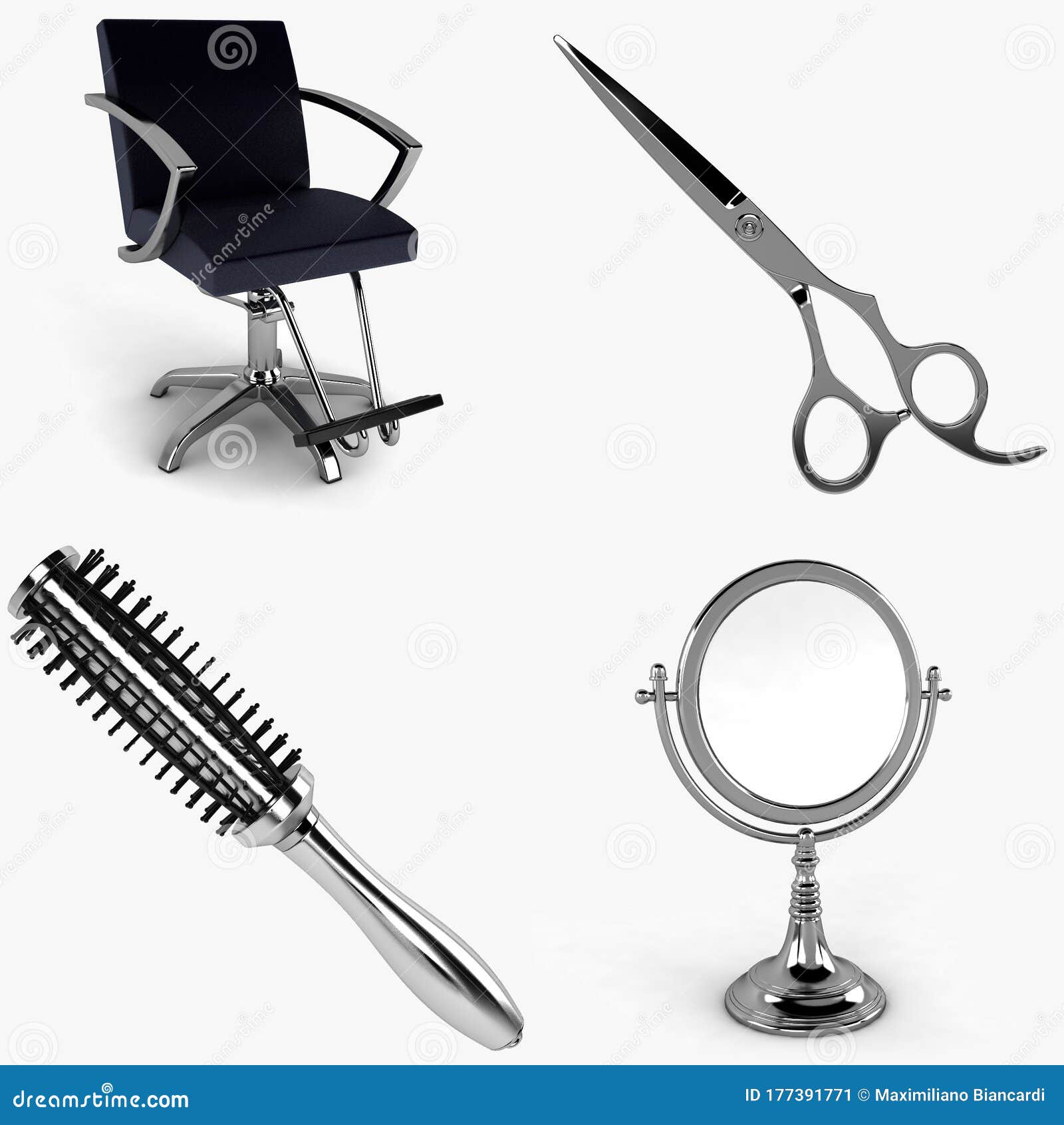 Hairdressing Kit stock illustration. Illustration of hairdresser