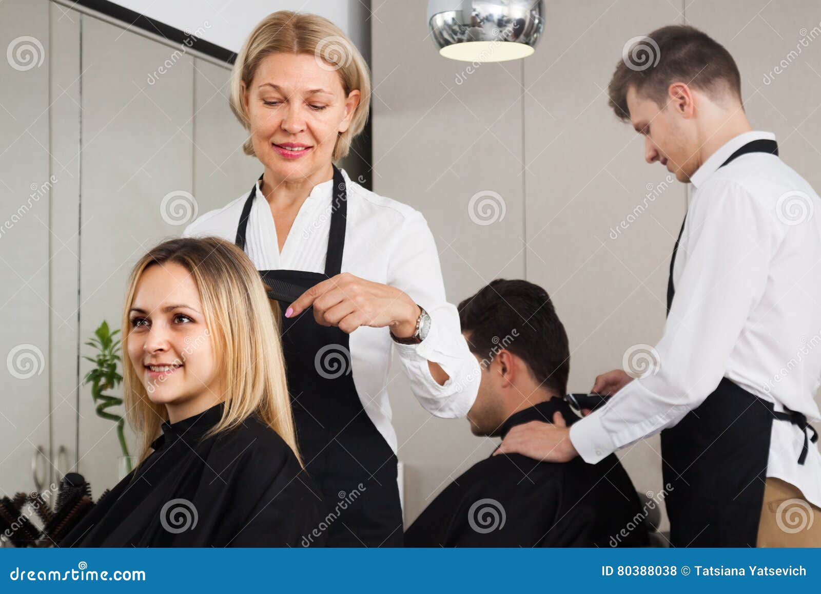 Hairdressing Saloon Stock Photo Image Of Hairdresser 80388038