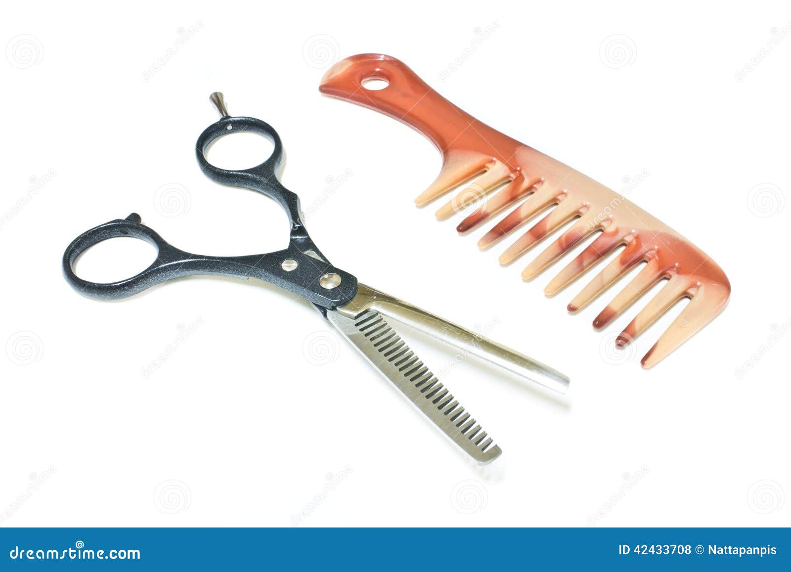 Hairdressing Scissors and Comb Stock Photo Image of hairdressing