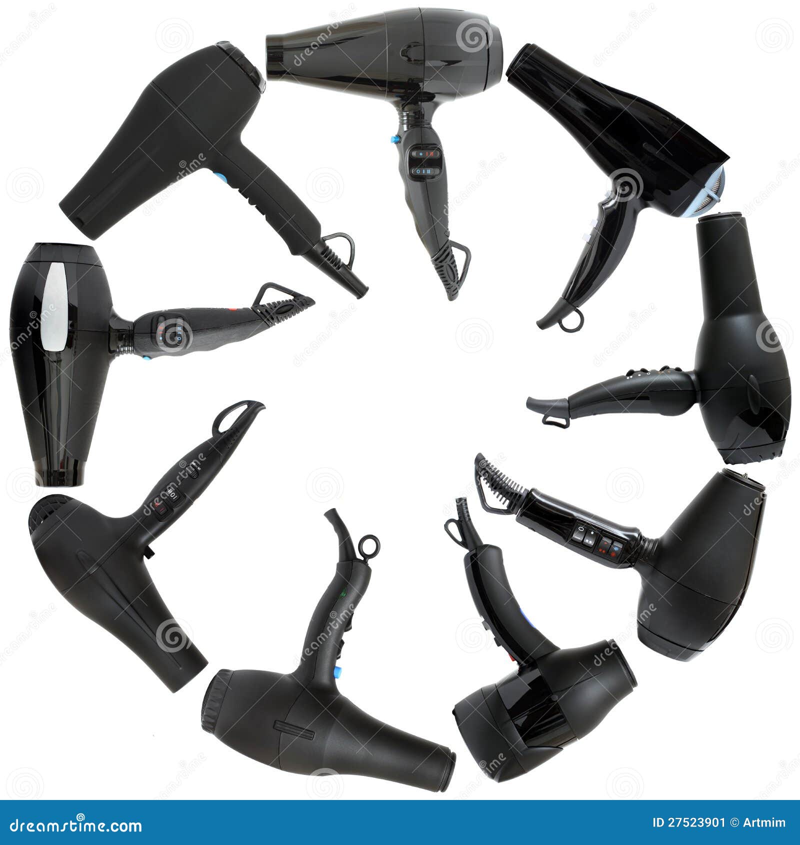 Hairdryer Beauty Salon Tools Stock Image Image of salon, isolated