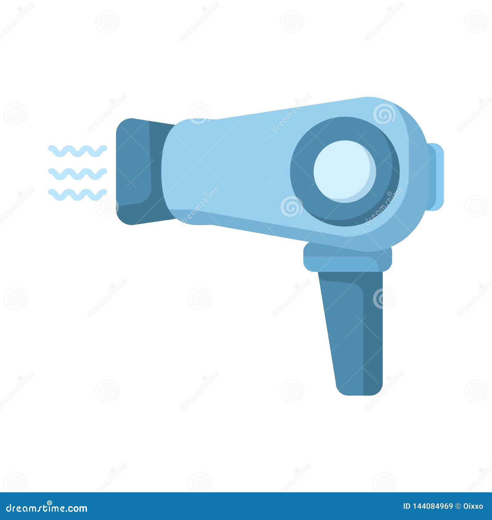 hairdryer flat icon.  colorful  illlustration
