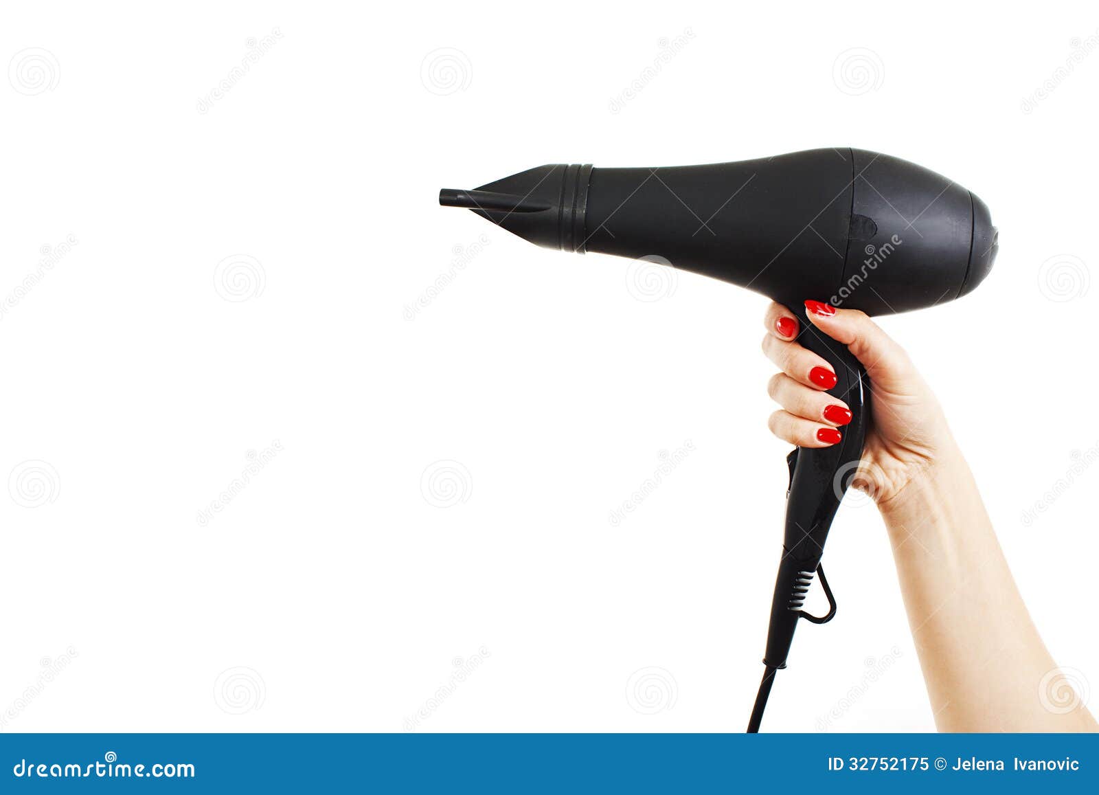 Hairdryer In Hand Royalty Free Stock Photo - Image: 32752175
