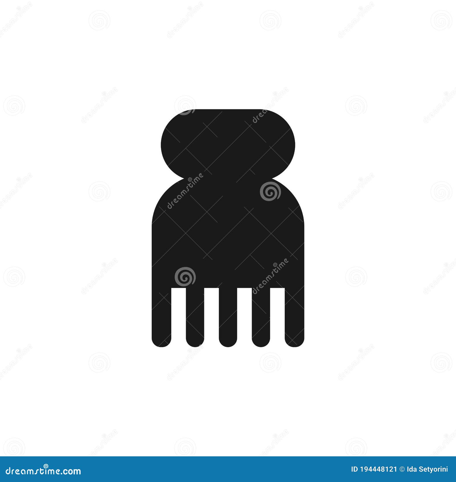 Hairpin logo stock vector. Illustration of head, girl 194448121