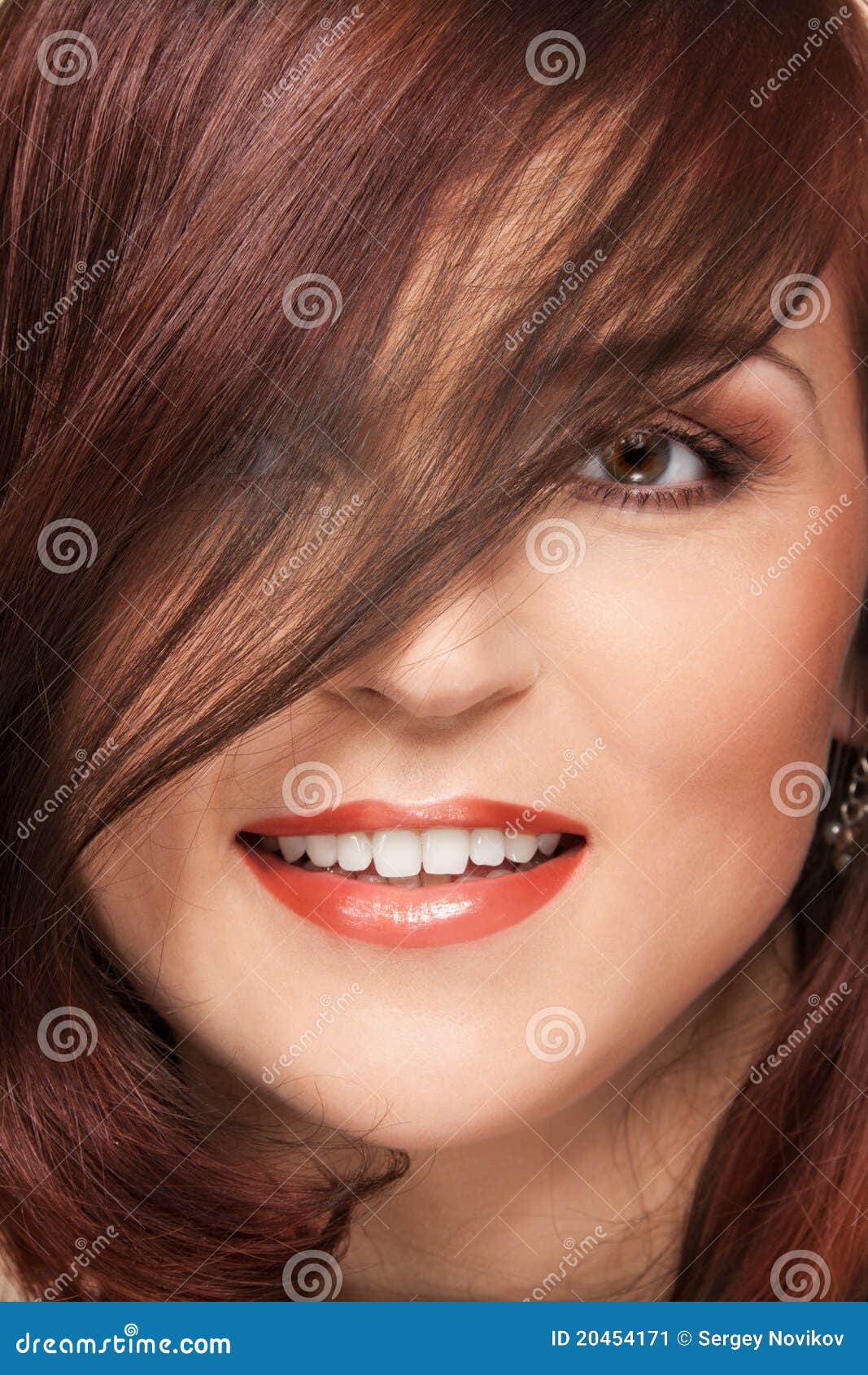 Hairs and smile stock image. Image of happiness, hair 20454171