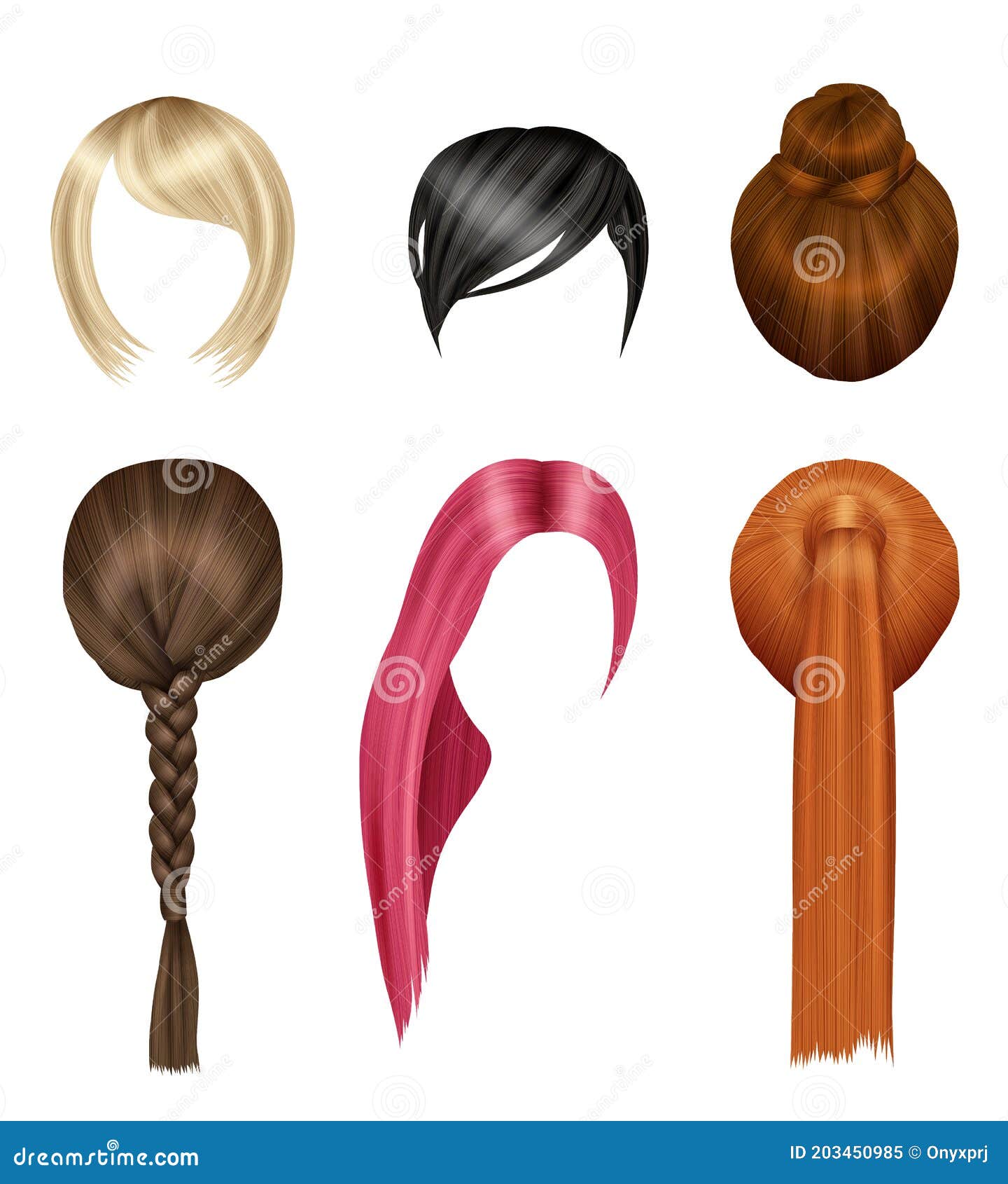 Hairs Women. Glamour Beauty Girls Short and Long Hairs Blonde Brunette Red Vector Realistic Set Stock Vector - Illustration of hairdo, design: 203450985 Hairs Women. Glamour Beauty Girls Short and Long Hairs Blonde Brunette Red Vector Realistic Set Stock Vector - Illustration of hairdo, design: 203450985