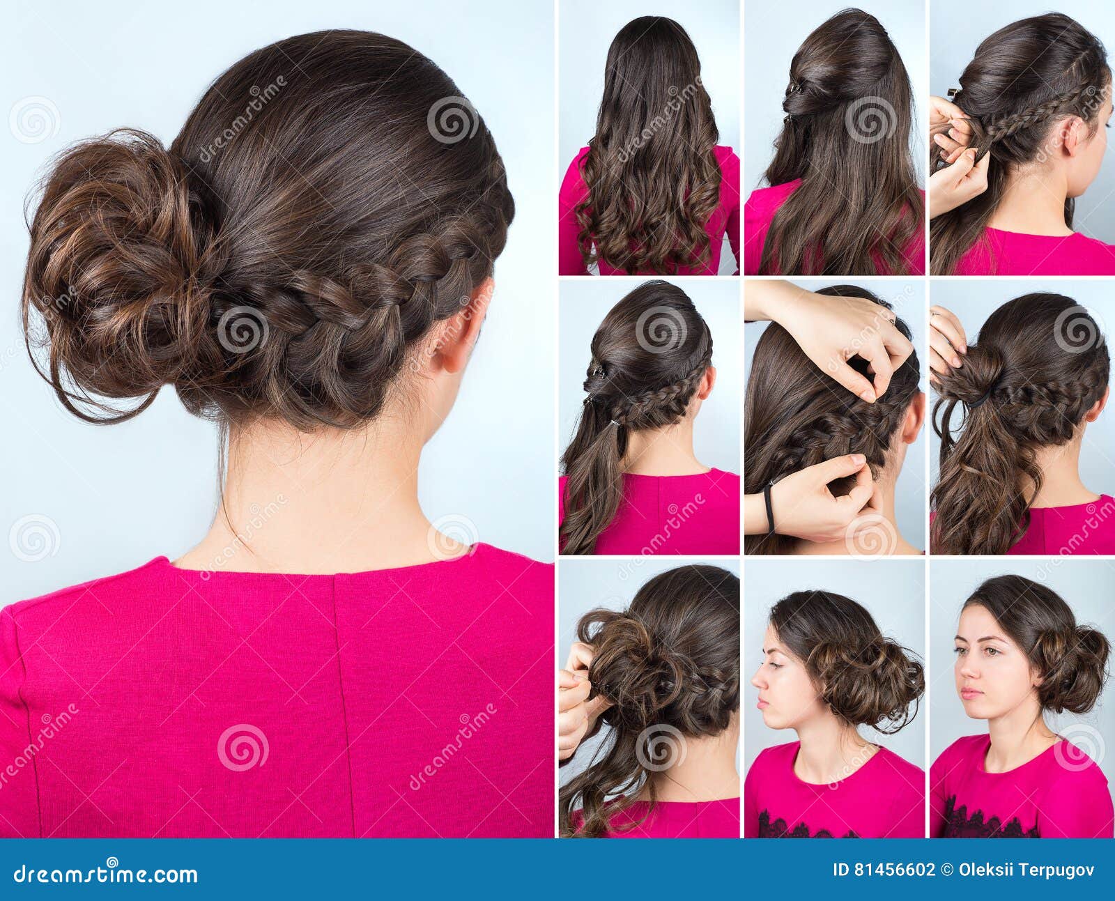 Rope-Braided Side Bun - YouTube