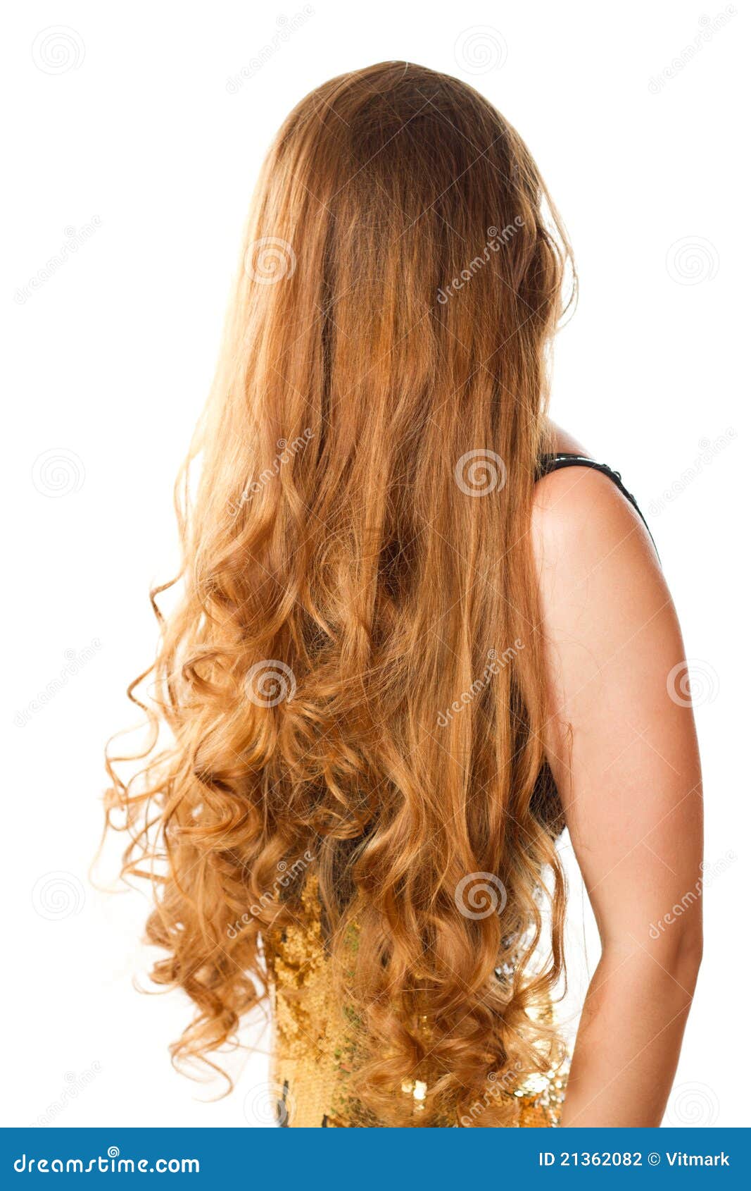 Hairstyle from Long Curly Hair Stock Photo - Image of woman, girl: 21362082