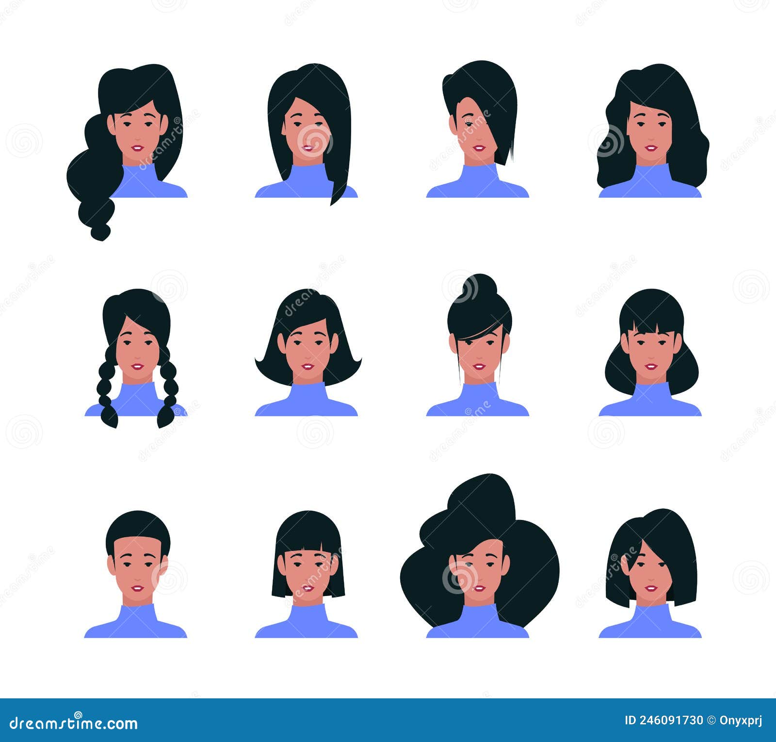 Hairstyles. Different Types of Hairs Beauty Salon Models Hairs of Kids Male and Female Stylish Portraits Garish Vector Stock Vector - Illustration of people, lady: 246091730 Hairstyles. Different Types of Hairs Beauty Salon Models Hairs of Kids Male and Female Stylish Portraits Garish Vector Stock Vector - Illustration of people, lady: 246091730
