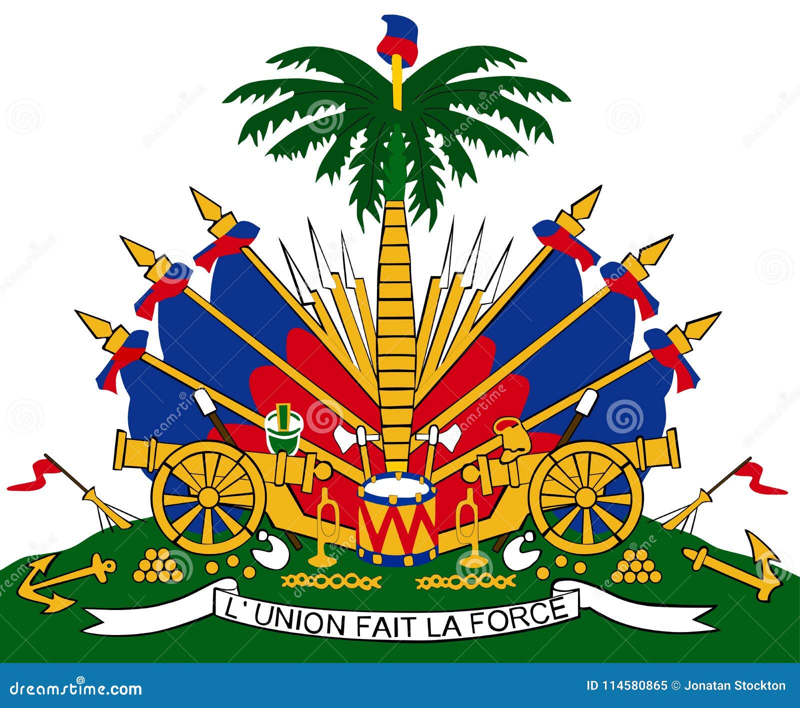 haiti coat of arms .