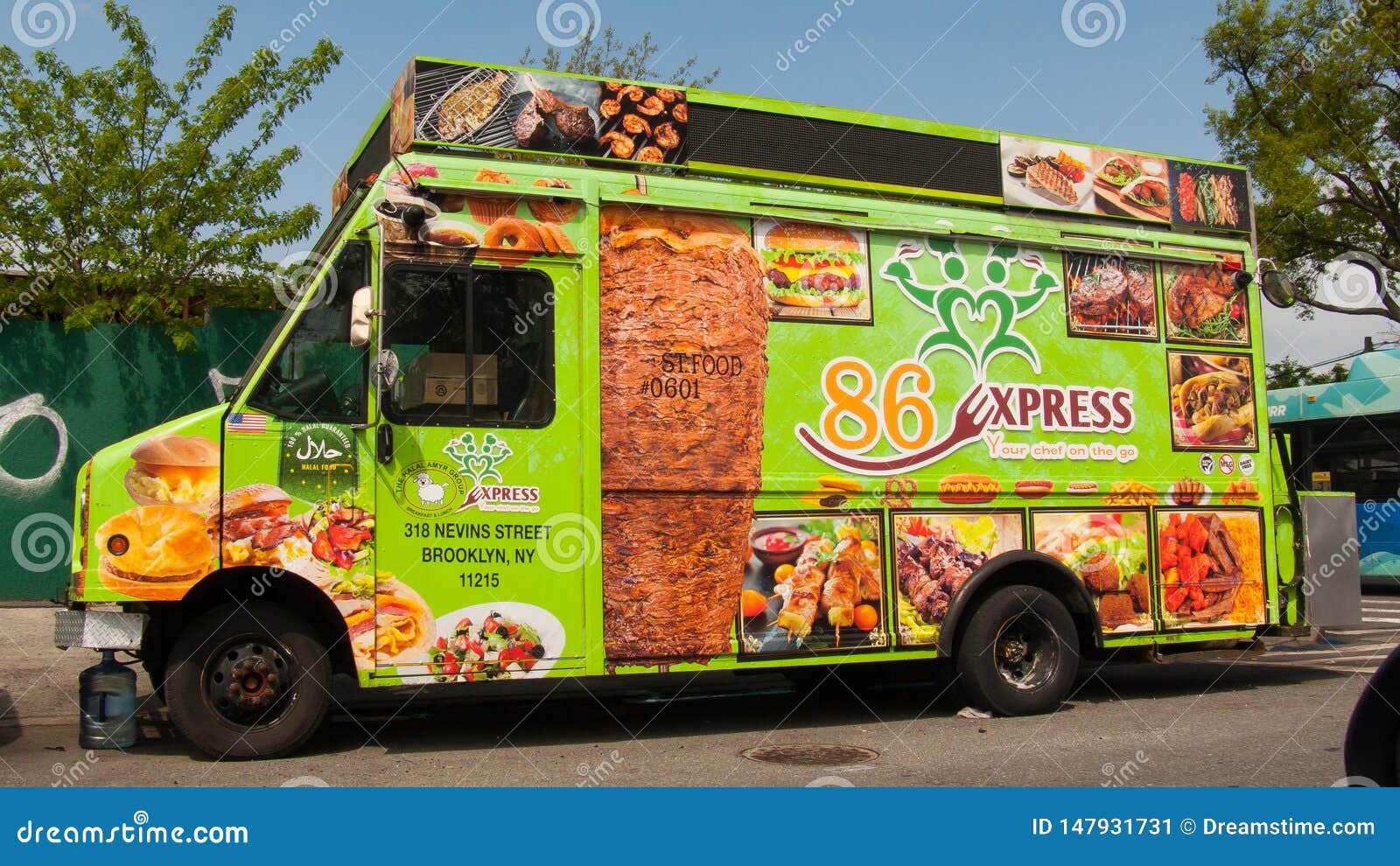Halal Food Truck in Flushing Editorial Photo - Image of entrepreneur