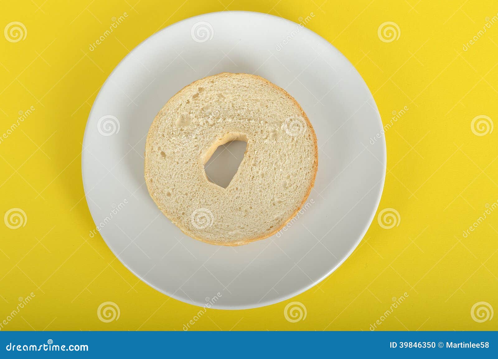 Half a Bagel stock photo. Image of close, bagel, ingredients 39846350