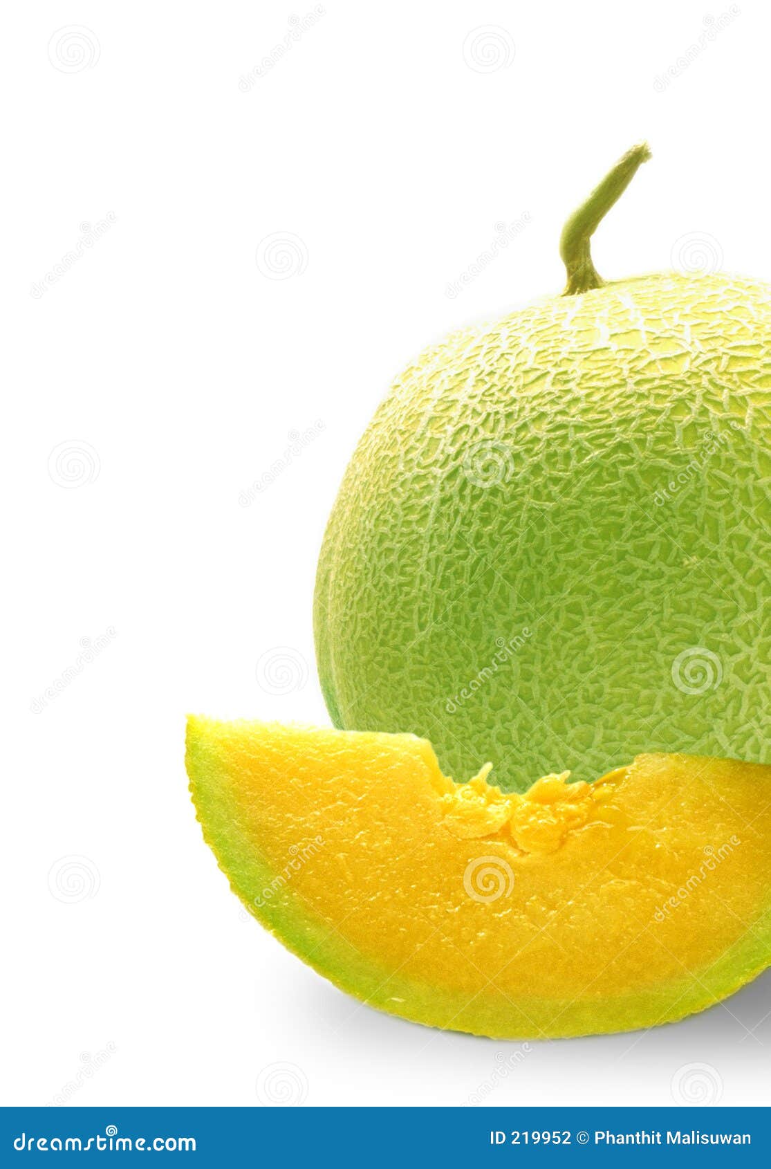 Half Cantaloupe stock photo. Image of fresh, canteloupe 219952