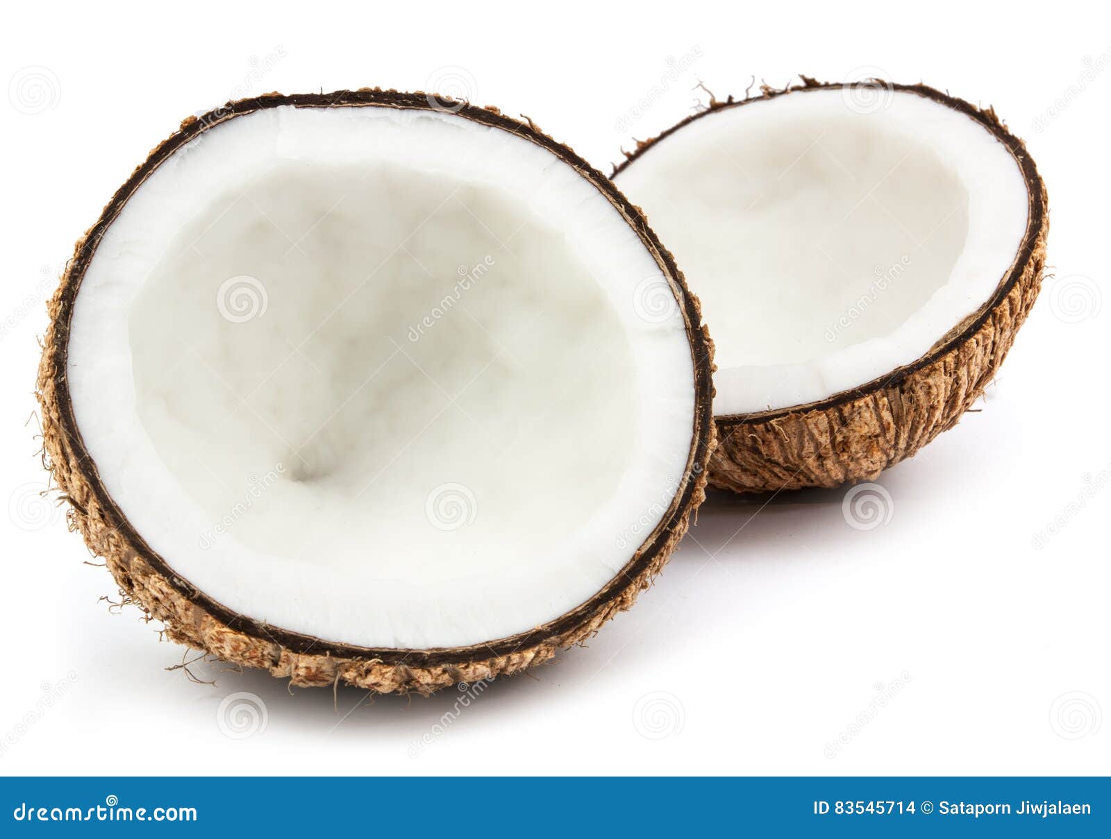 Half coconut isolated stock photo. Image of isolated - 83545714