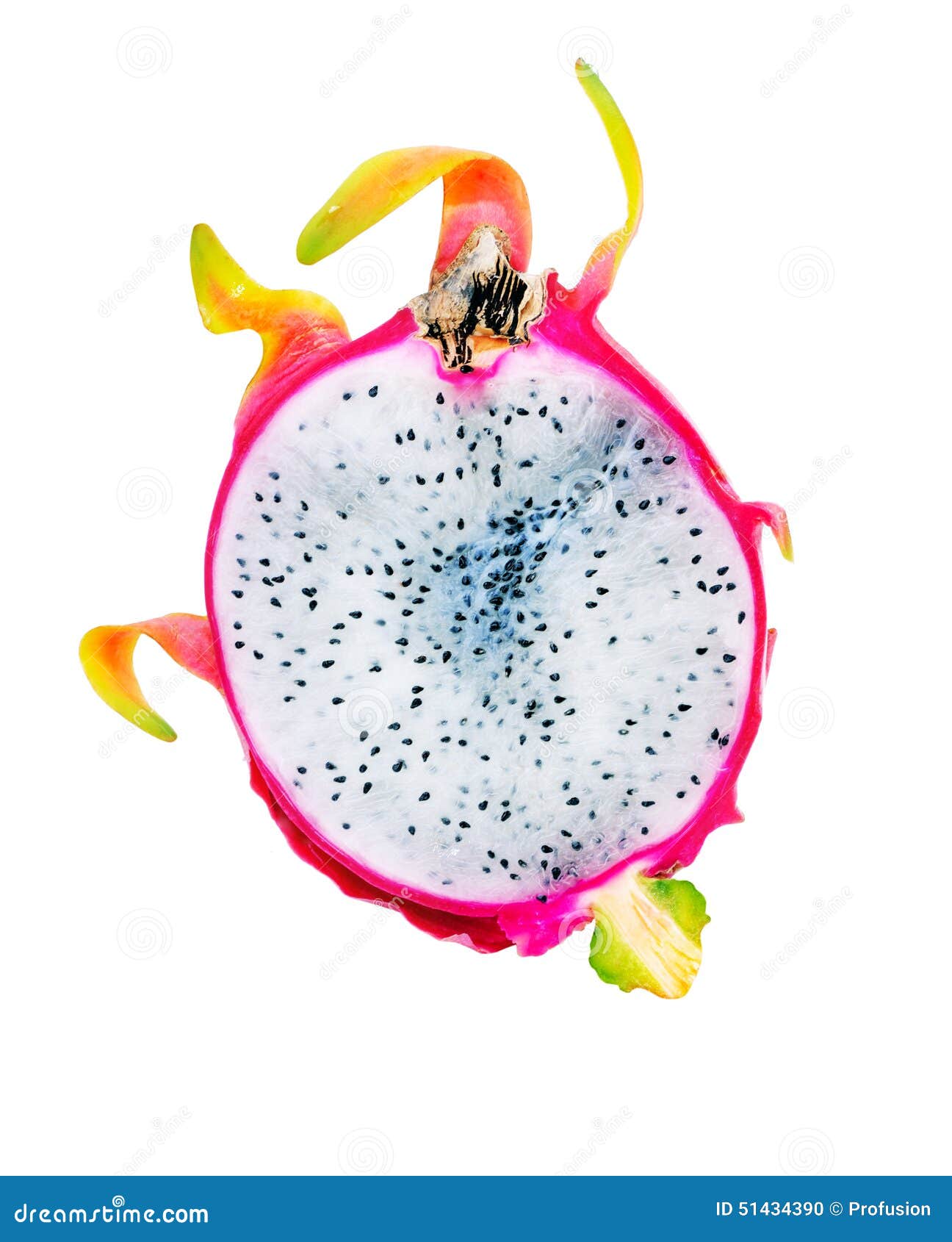 HalfCut Dragon Fruit stock photo. Image of mangkon, upright 51434390