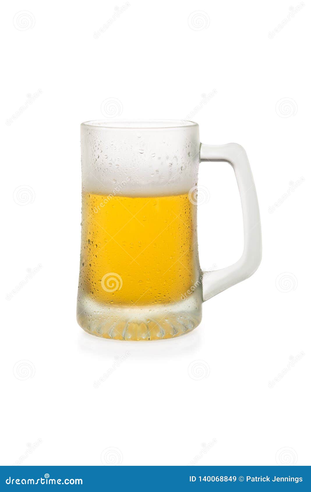 Half Full Mug of Beer stock image. Image of brew, beverage 140068849