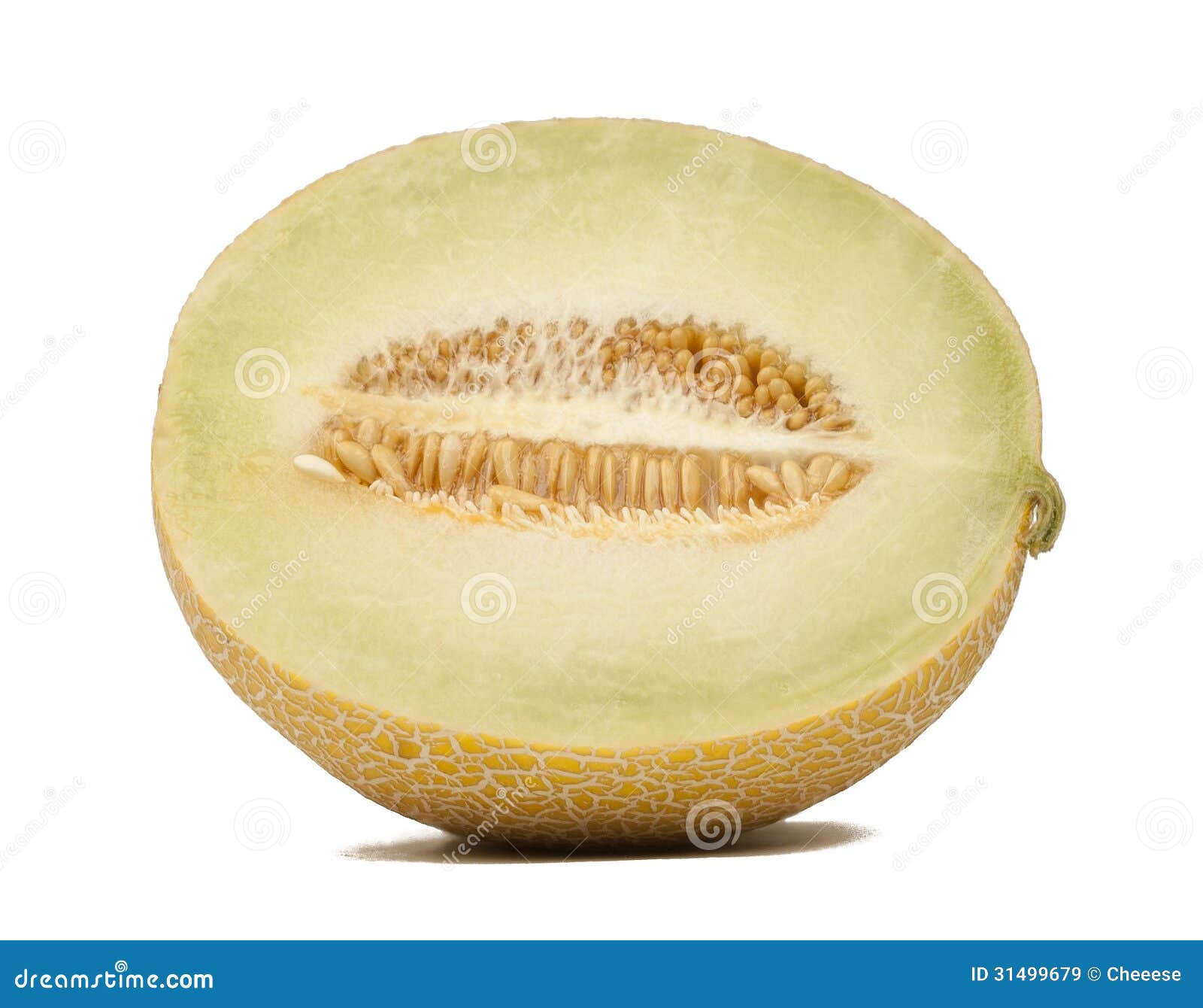 Half a honeydew melon stock image. Image of diet
