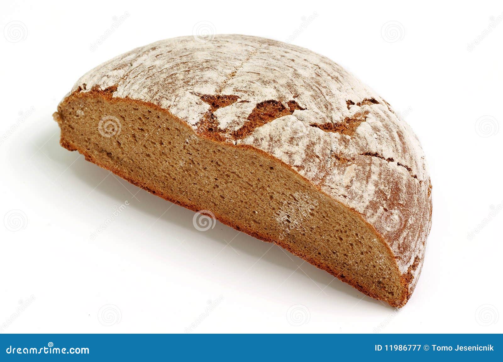 Half loaf of bread stock image. Image of seeds, baked 11986777