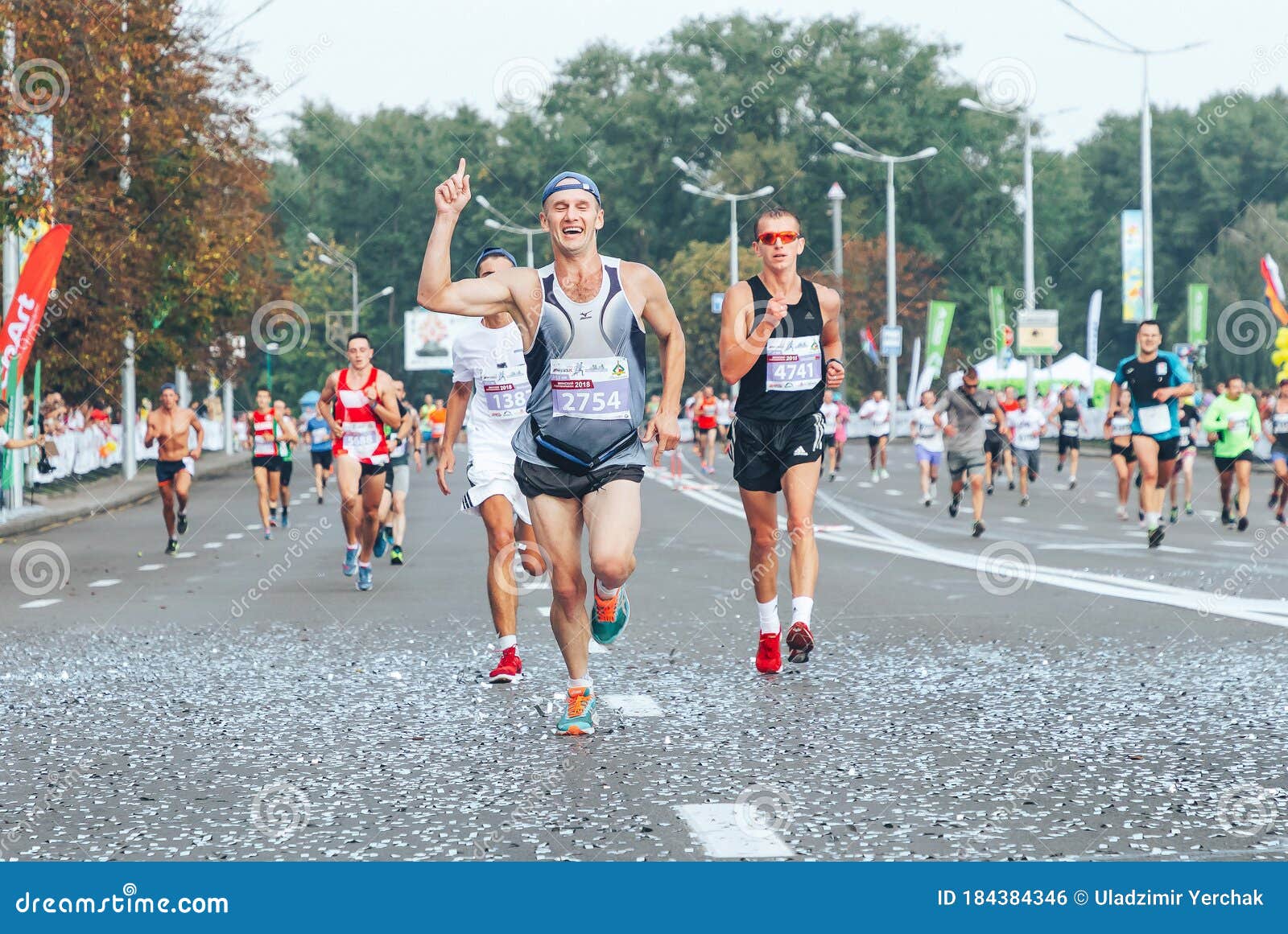Half Marathon Minsk 2018 Running In The City Editorial Photo Image Of Active Line 184384346