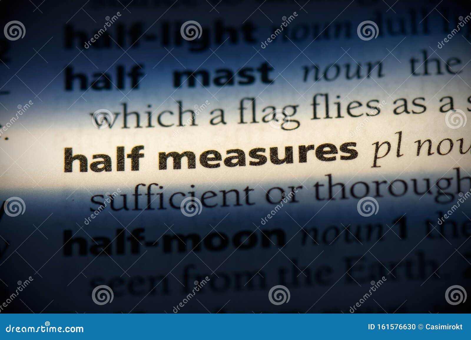 Half measures stock photo. Image of macro, detail, meaning 161576630