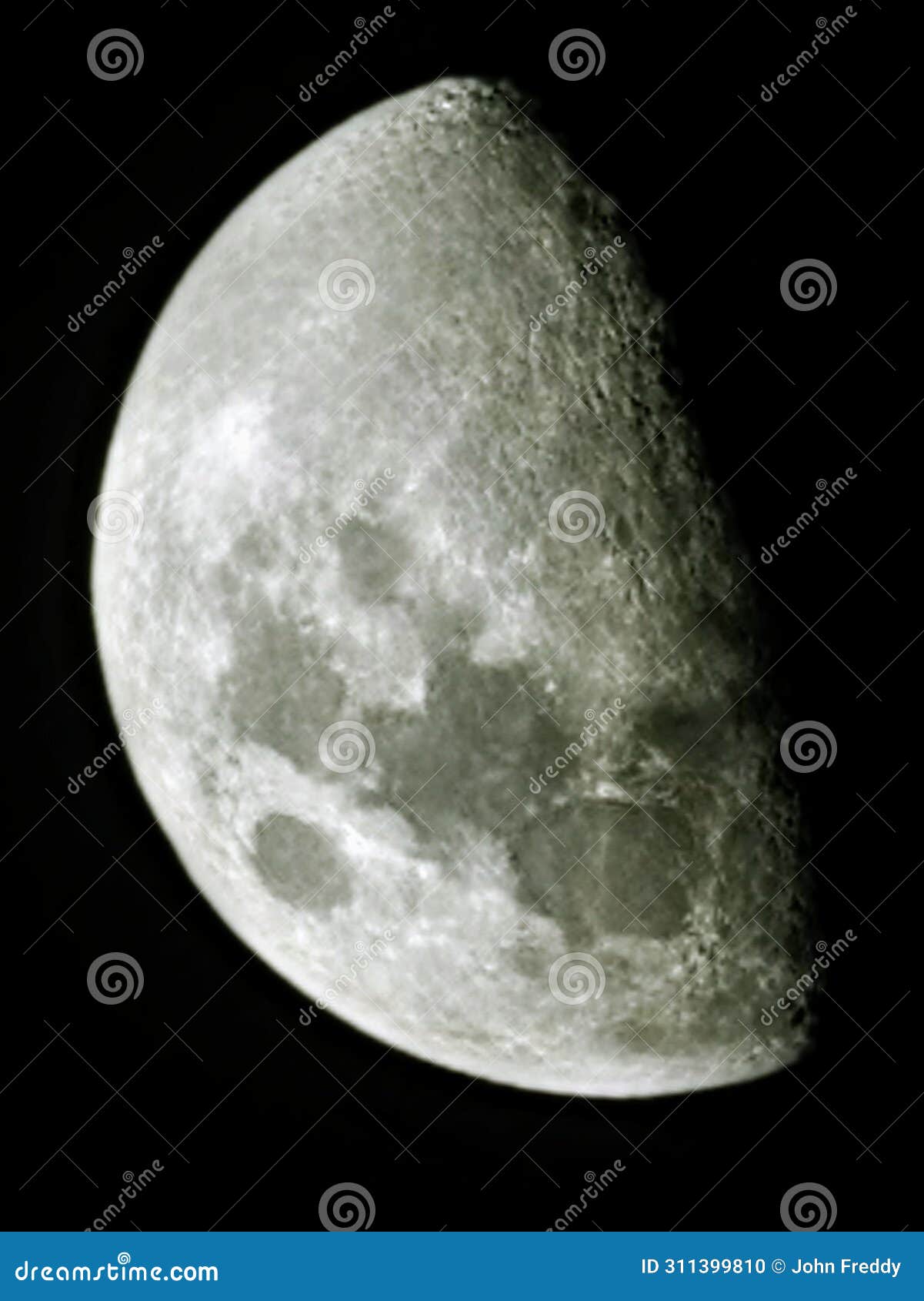 half moon like orange peel