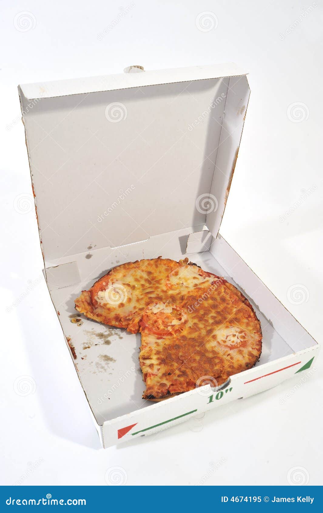 Half open Pizza Box stock image. Image of pizza, cook - 4674195