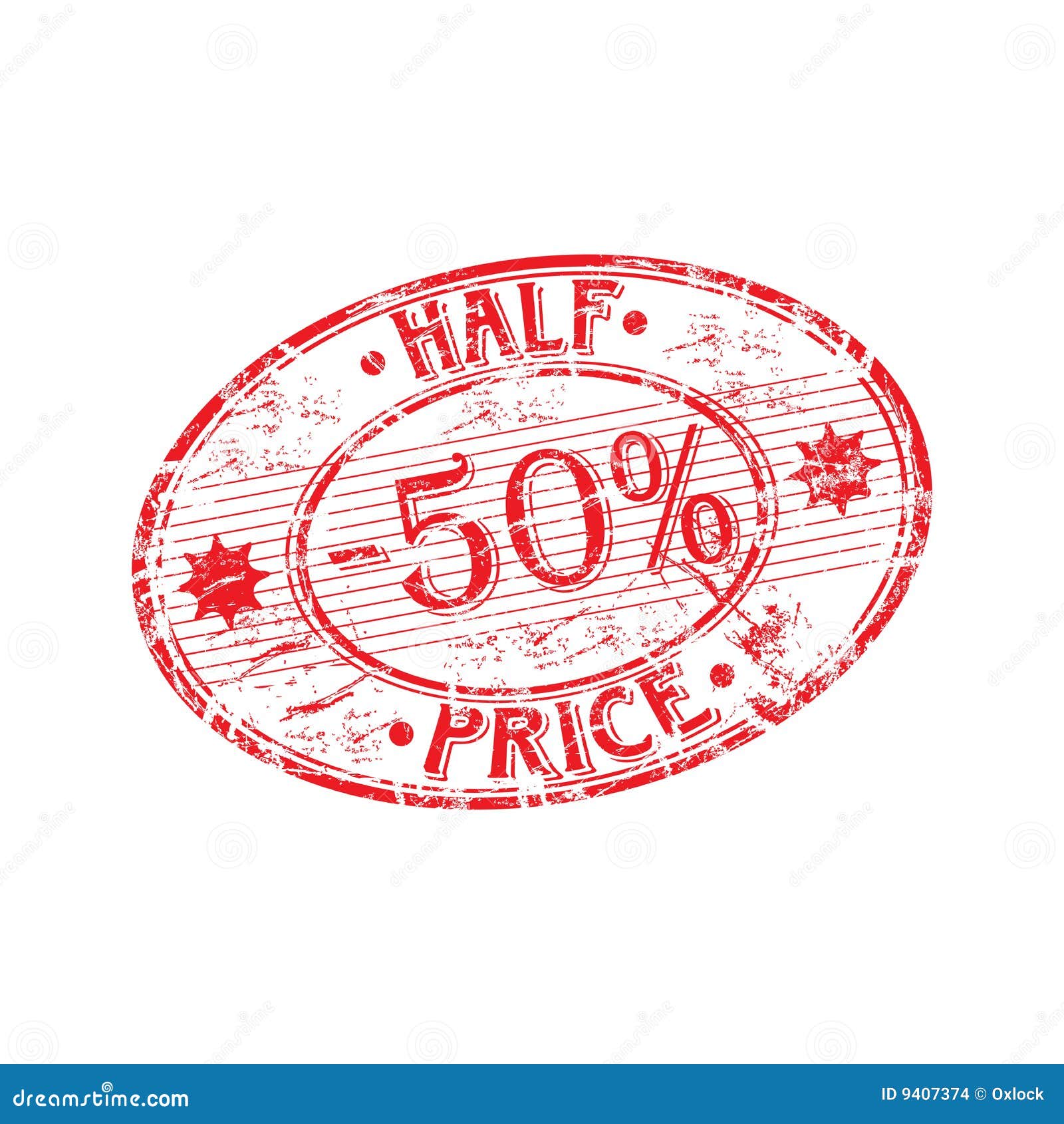 Half price rubber stamp stock vector. Illustration of design 9407374