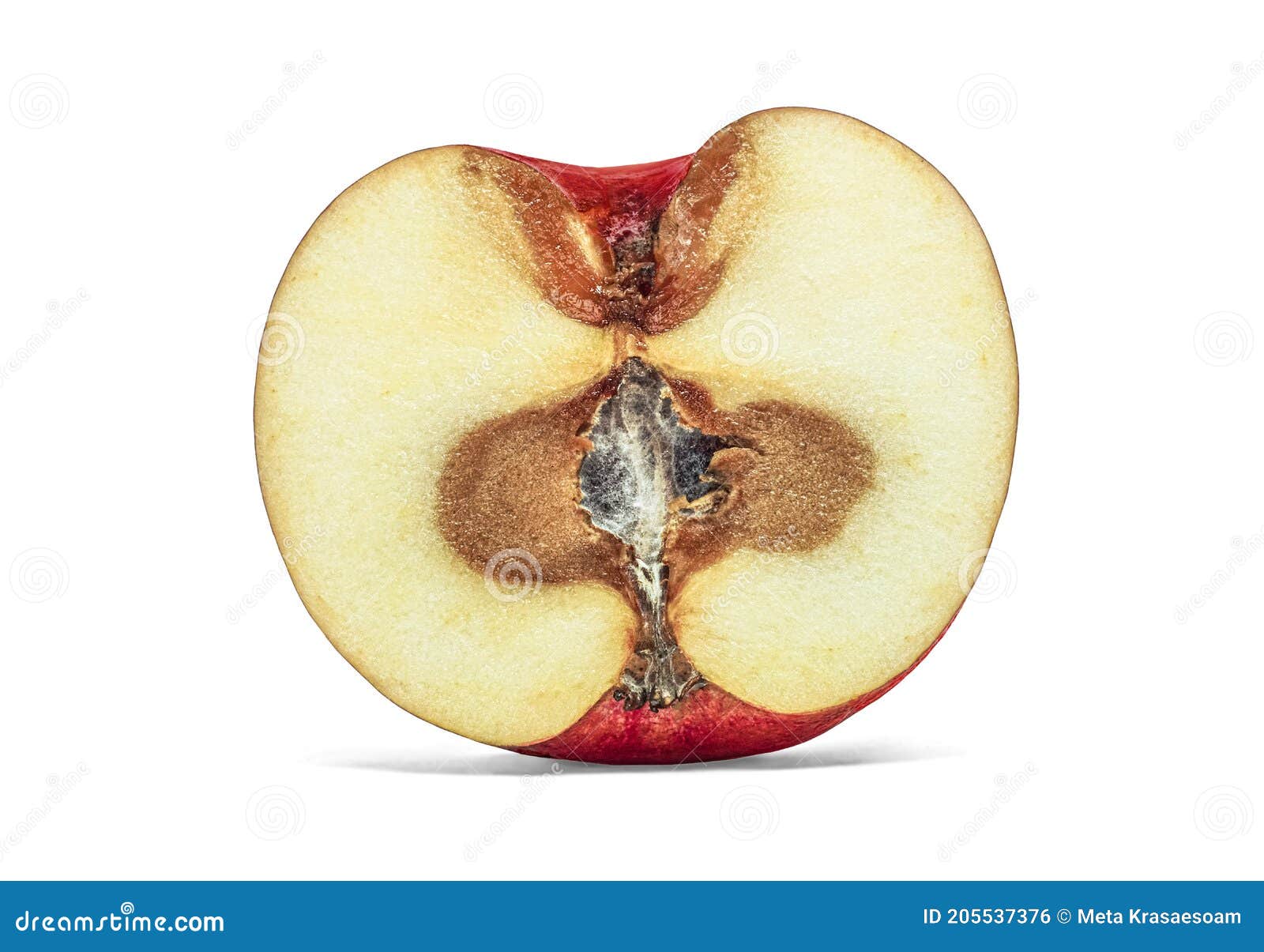 Half A Rotten Pomegranate On A Black Table Square Framing Royalty Free ethics-and-apples-ethics-and-policy