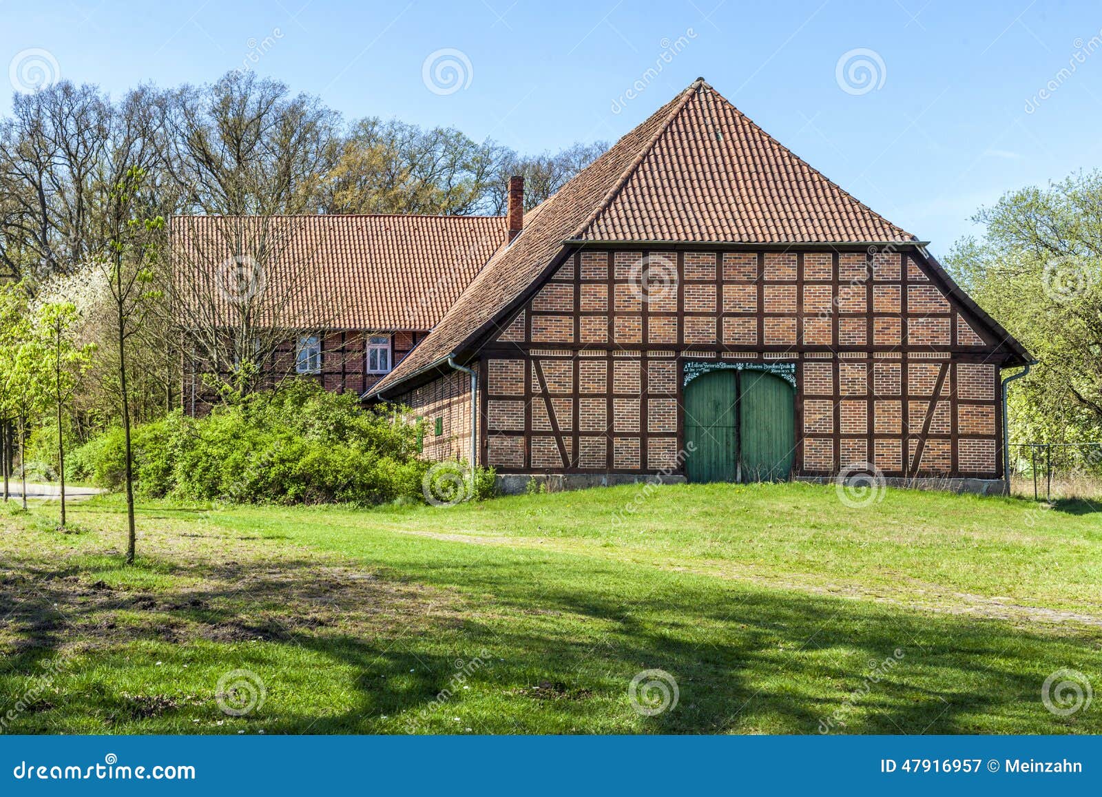 Half Timbered House in Germany Stock Image Image of home, garden