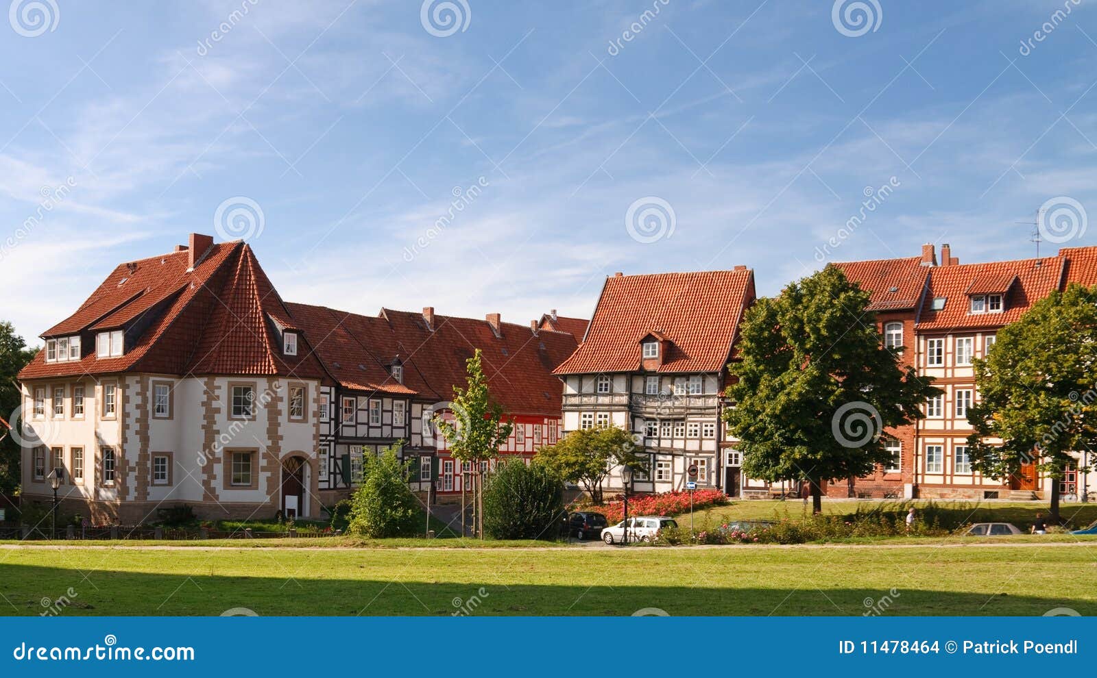 HalfTimbered Houses in Hildesheim, Germany Stock Photo Image of