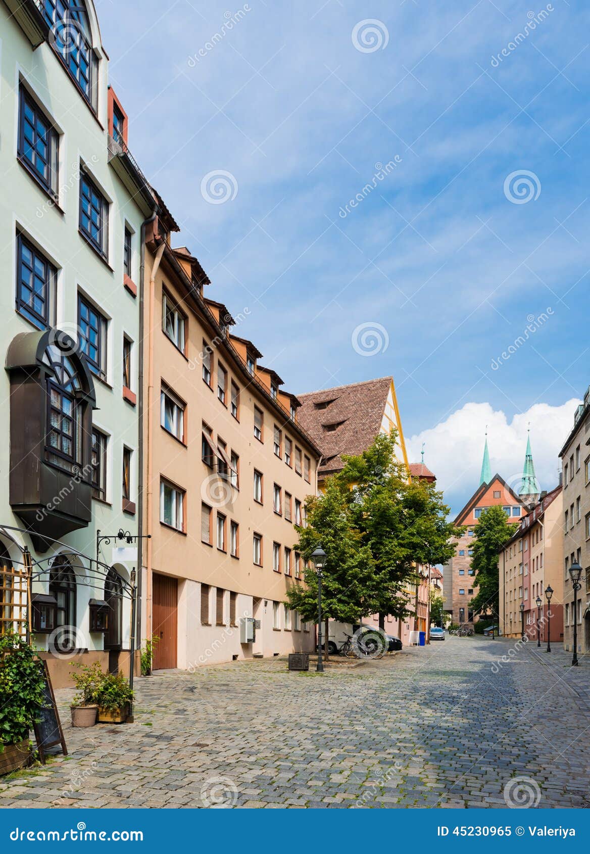 Halftimbered Houses of the Old Town, Nuremberg Stock Image Image of germany, timbered 45230965