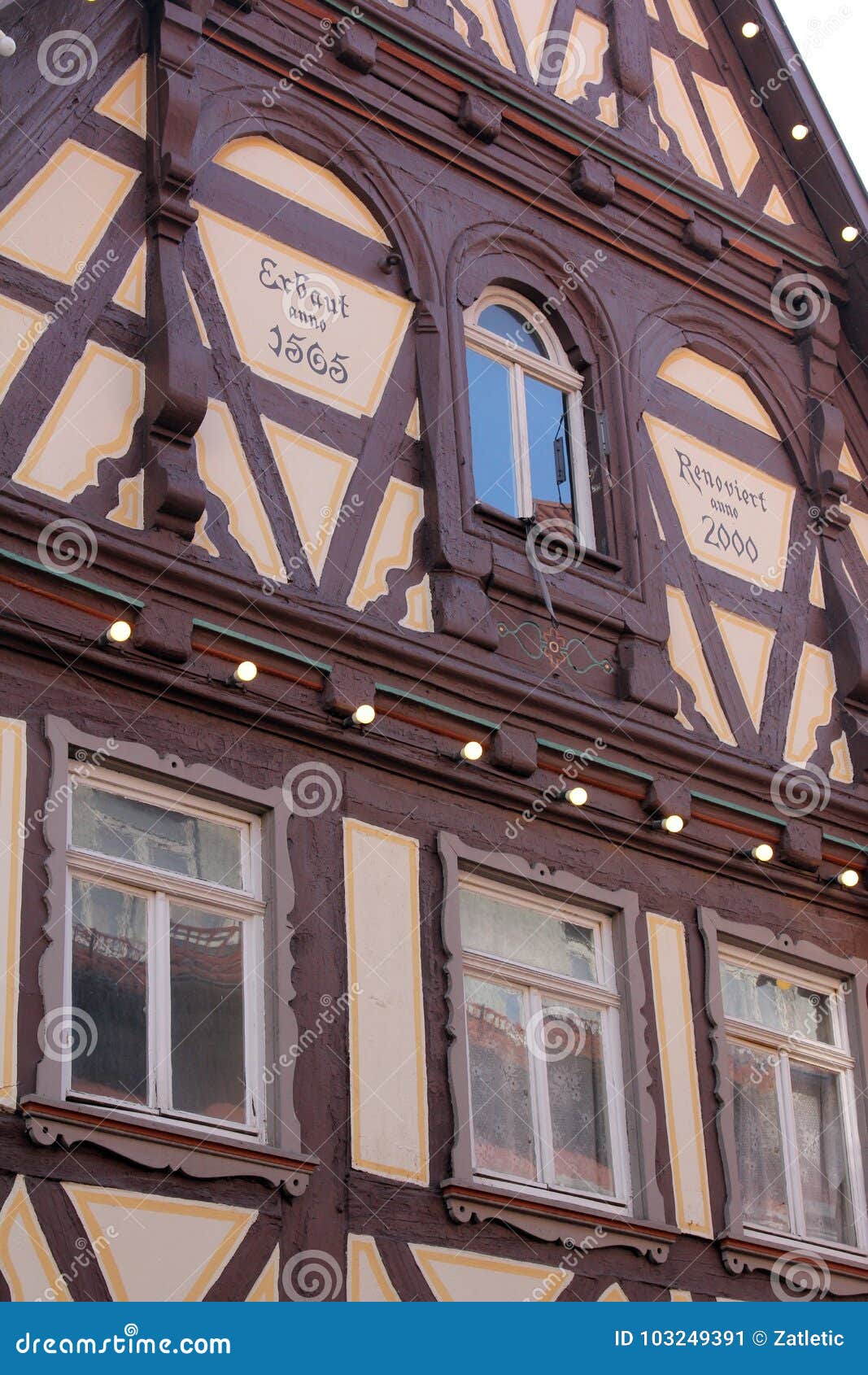 Halftimbered Old House in Aalen, Germany Stock Image Image of scene