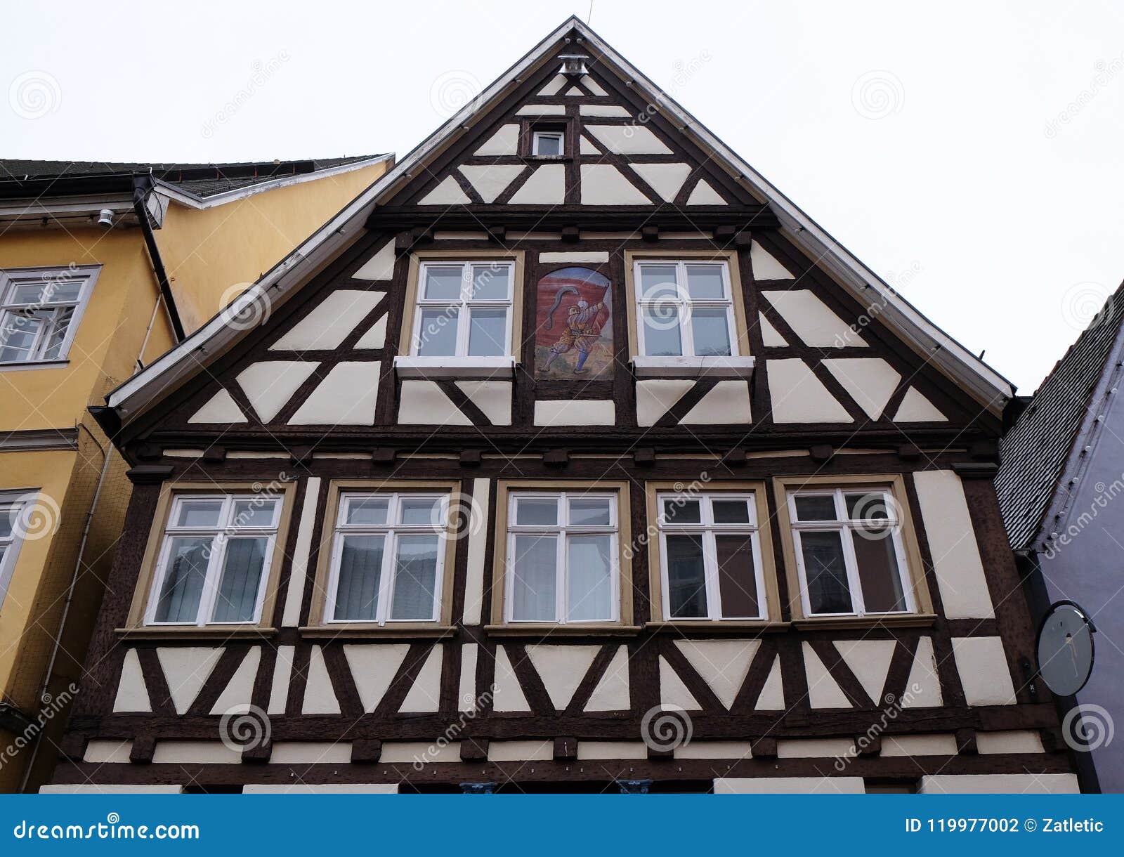 Halftimbered Old House in Aalen, Germany Stock Photo Image of europe