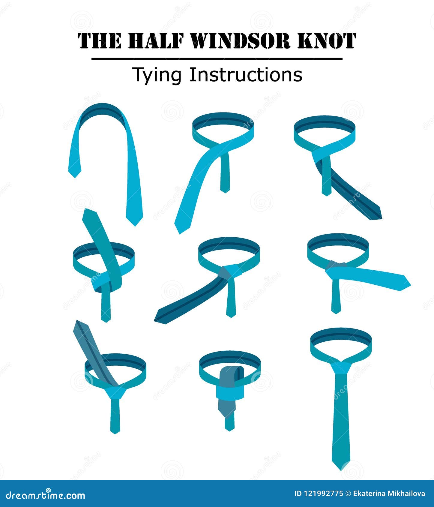 How To Tie A Windsor Knot Tie Instruction Cartoon Vector How To Tie A Windsor Knot Tie Instruction Cartoon Vector