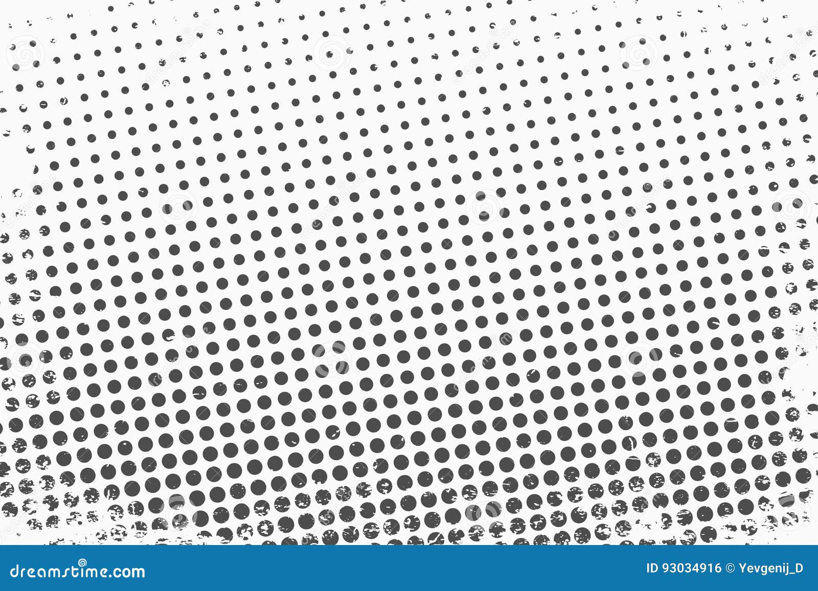 halftone dots. monochrome  texture background for prepress, dtp, comics, poster. pop art style template