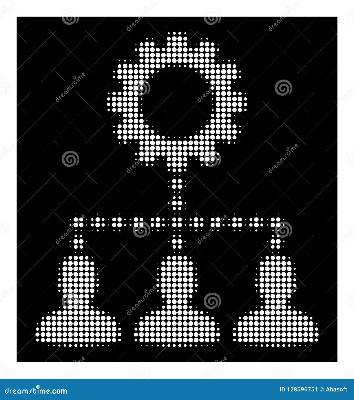 White Halftone Service Staff Icon Stock Vector Illustration Of Pictogram Members White Halftone Service Staff Icon Stock Vector Illustration Of Pictogram Members