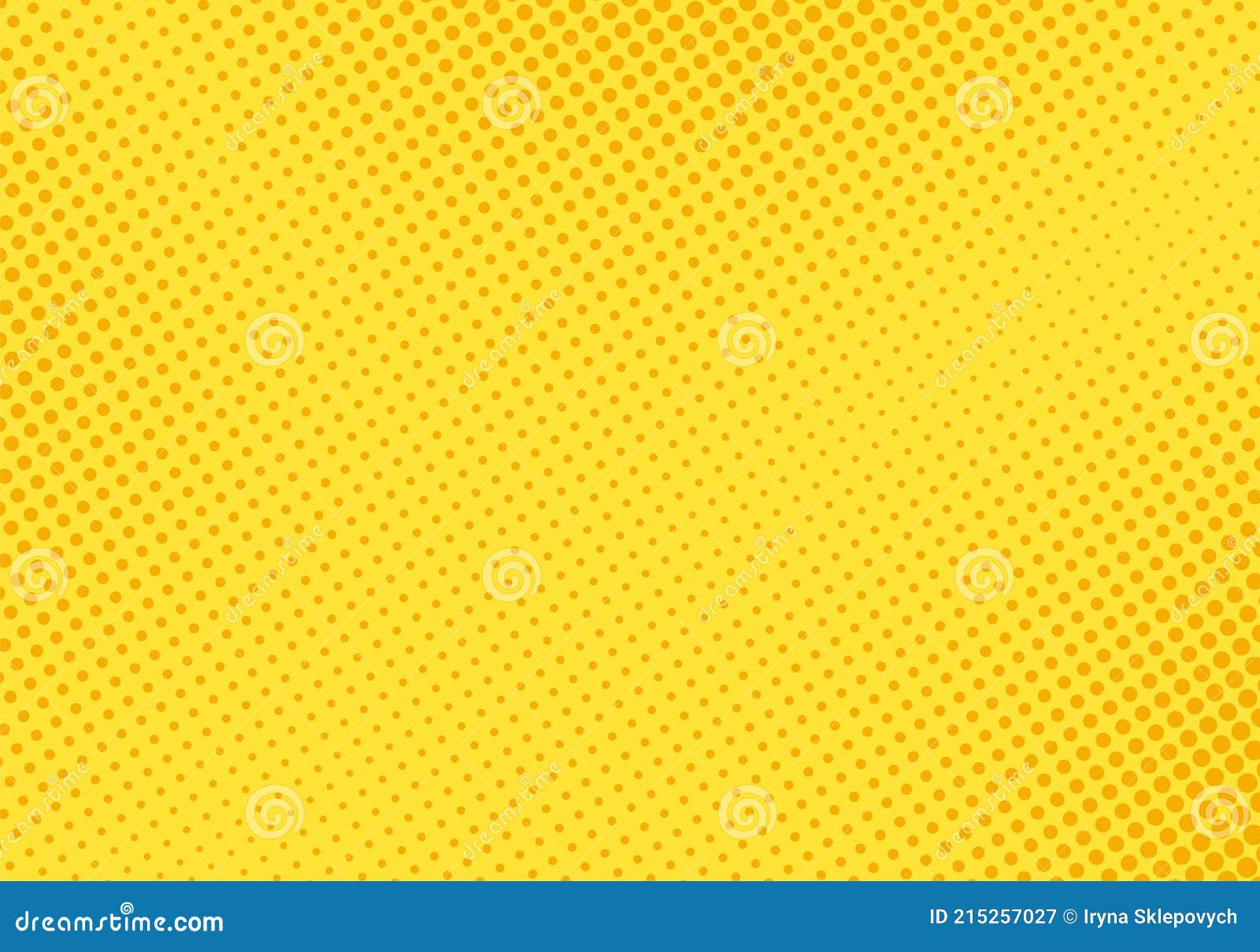 halftone pop art pattern. comic yellow texture.  