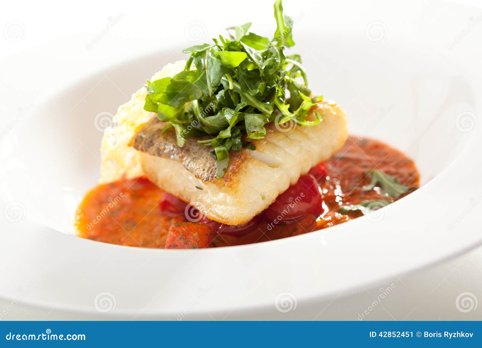 Halibut Fillet stock image. Image of roast, leaves, dinner 42852451